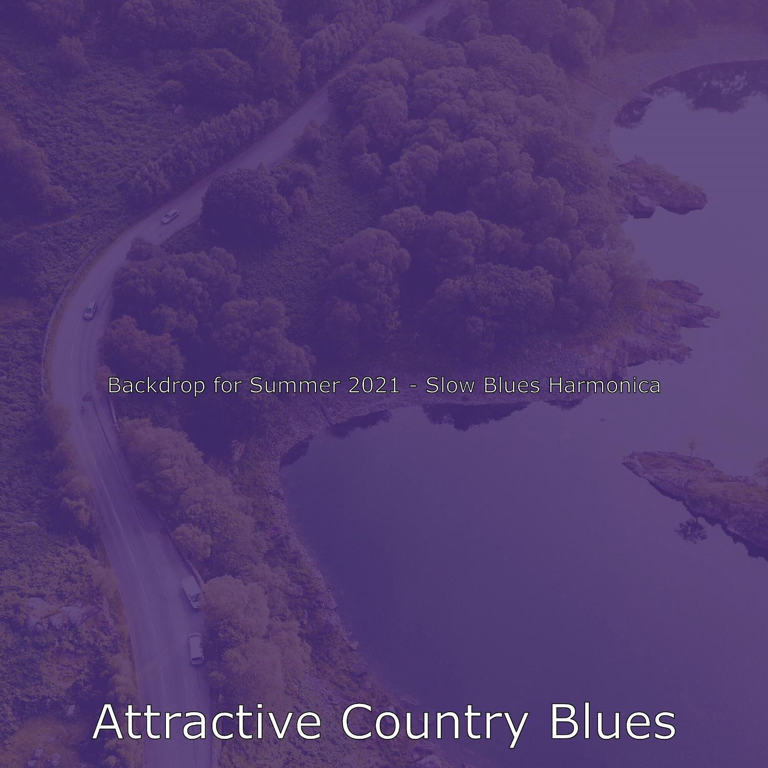 Постер альбома Backdrop for Summer 2021 - Slow Blues Harmonica