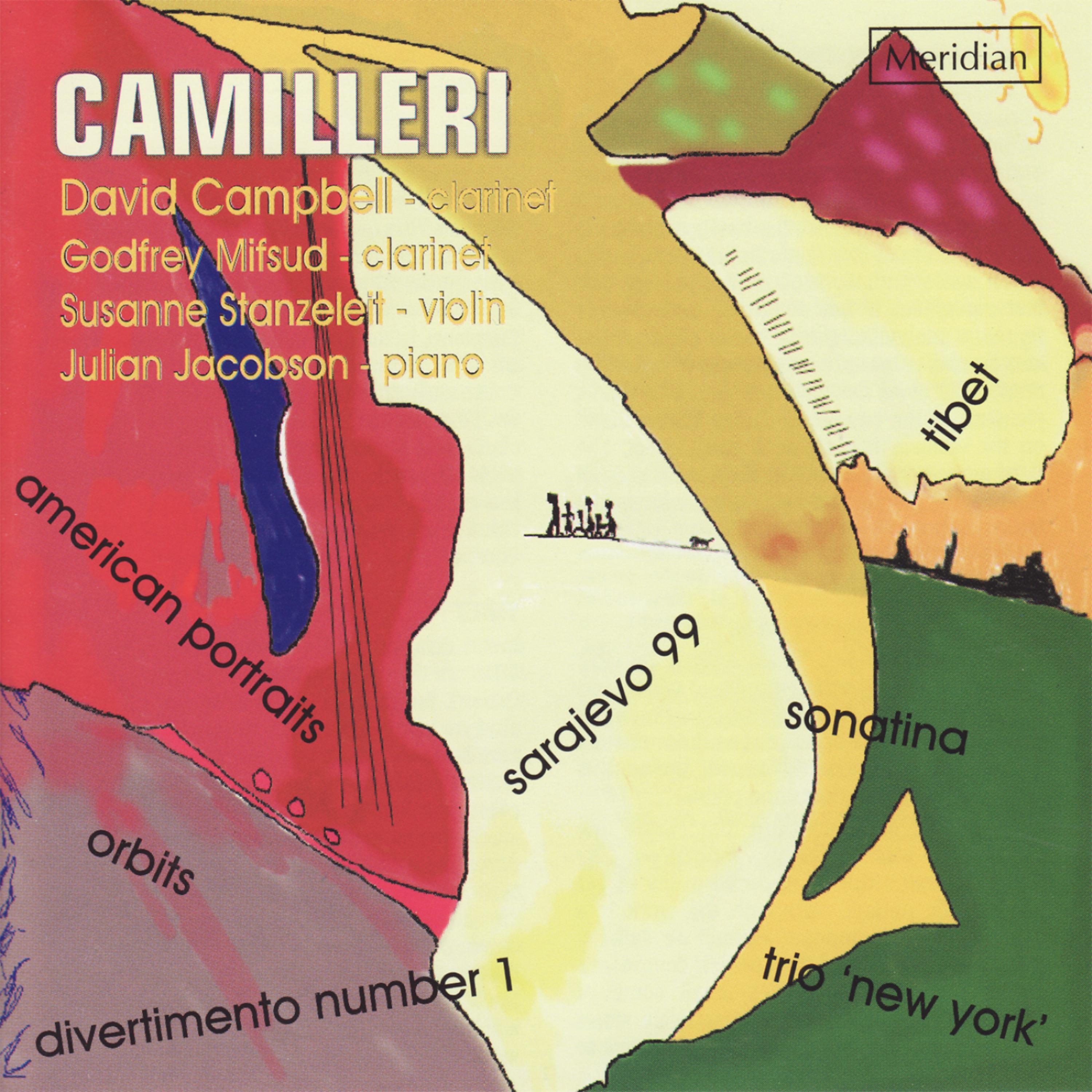 Постер альбома Camilleri: Music for Clarinet, Violin and Piano