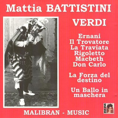 Постер альбома Mattia Battistini chante Verdi