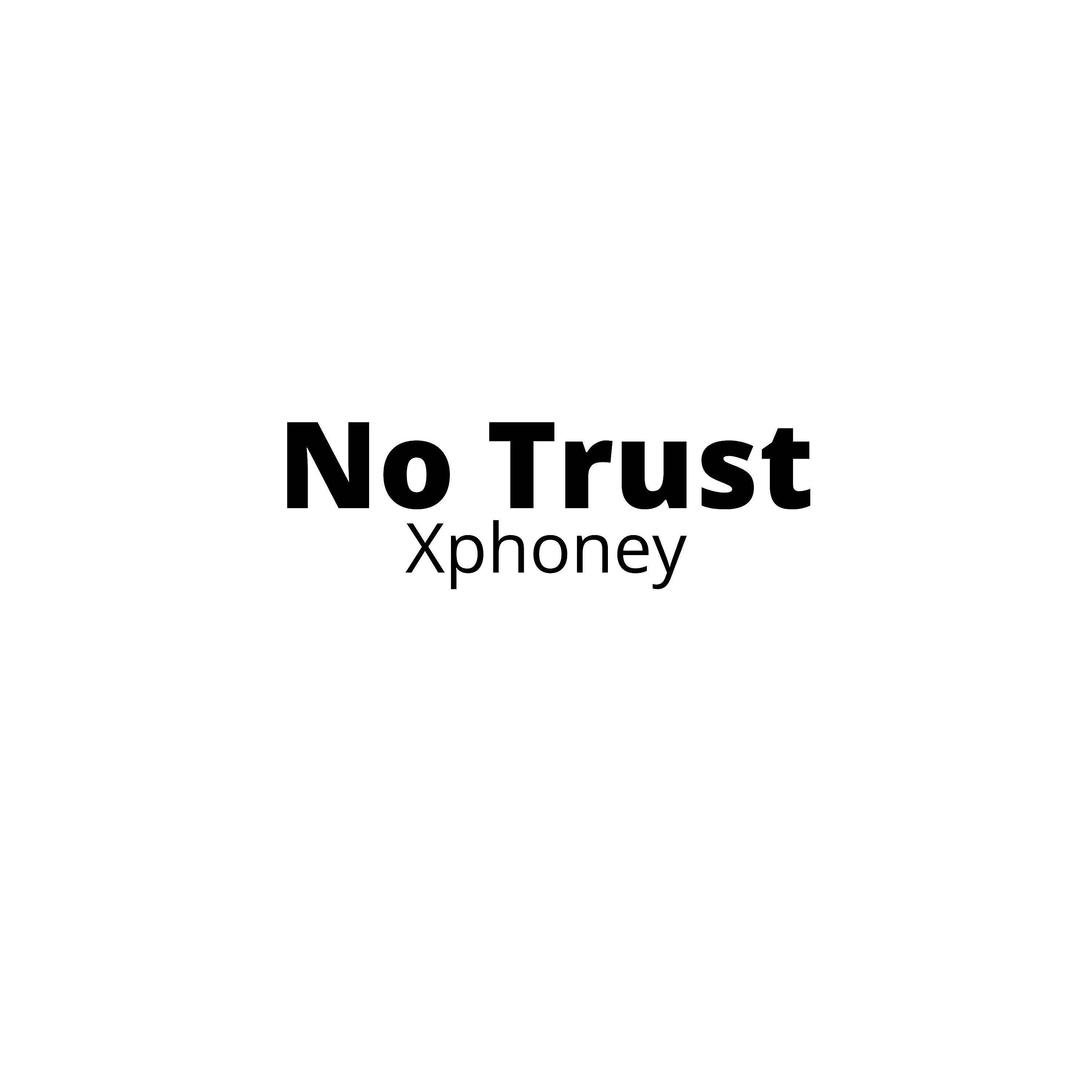 Постер альбома No trust