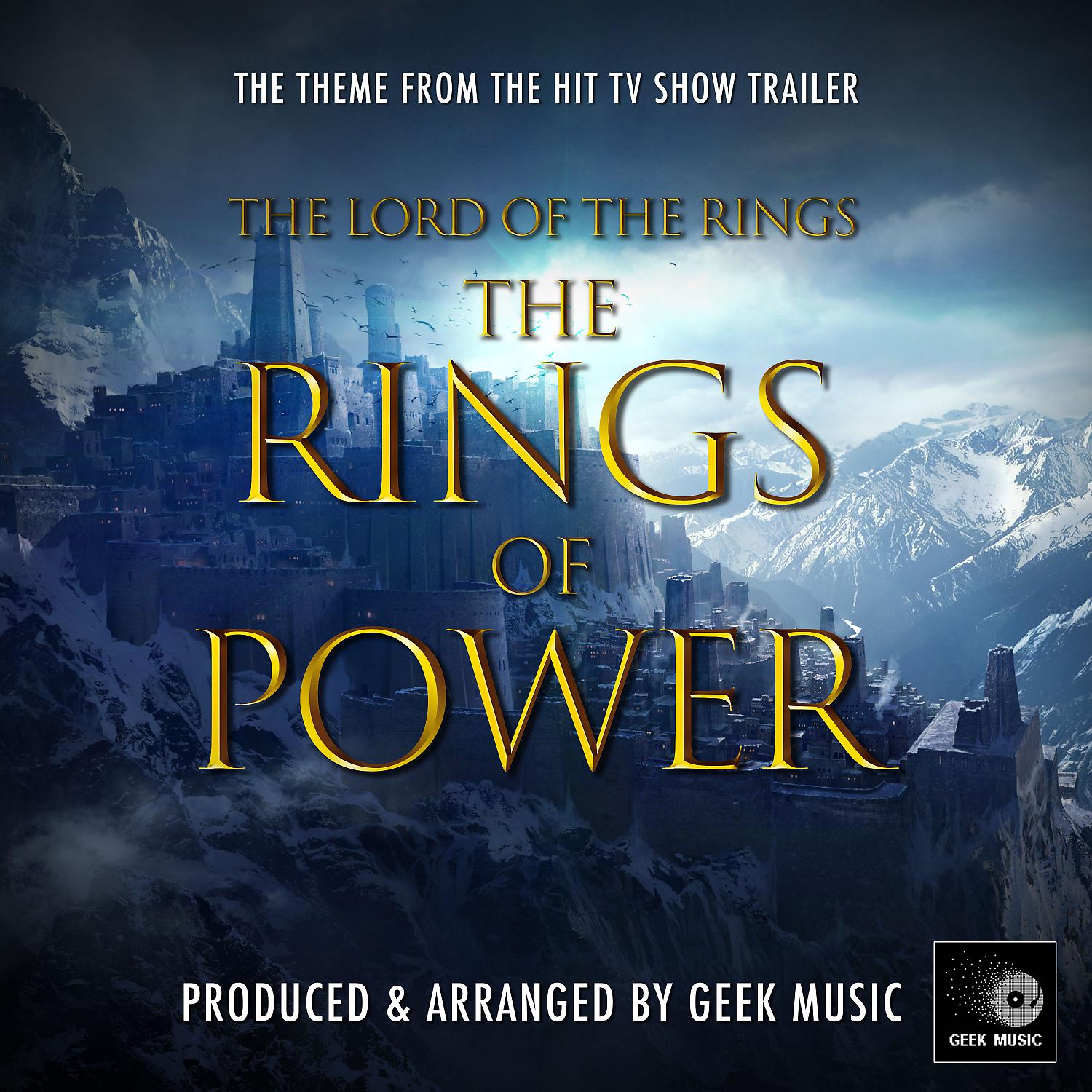 Постер альбома The Lord of The Rings -The Rings of Power Trailer Theme 2