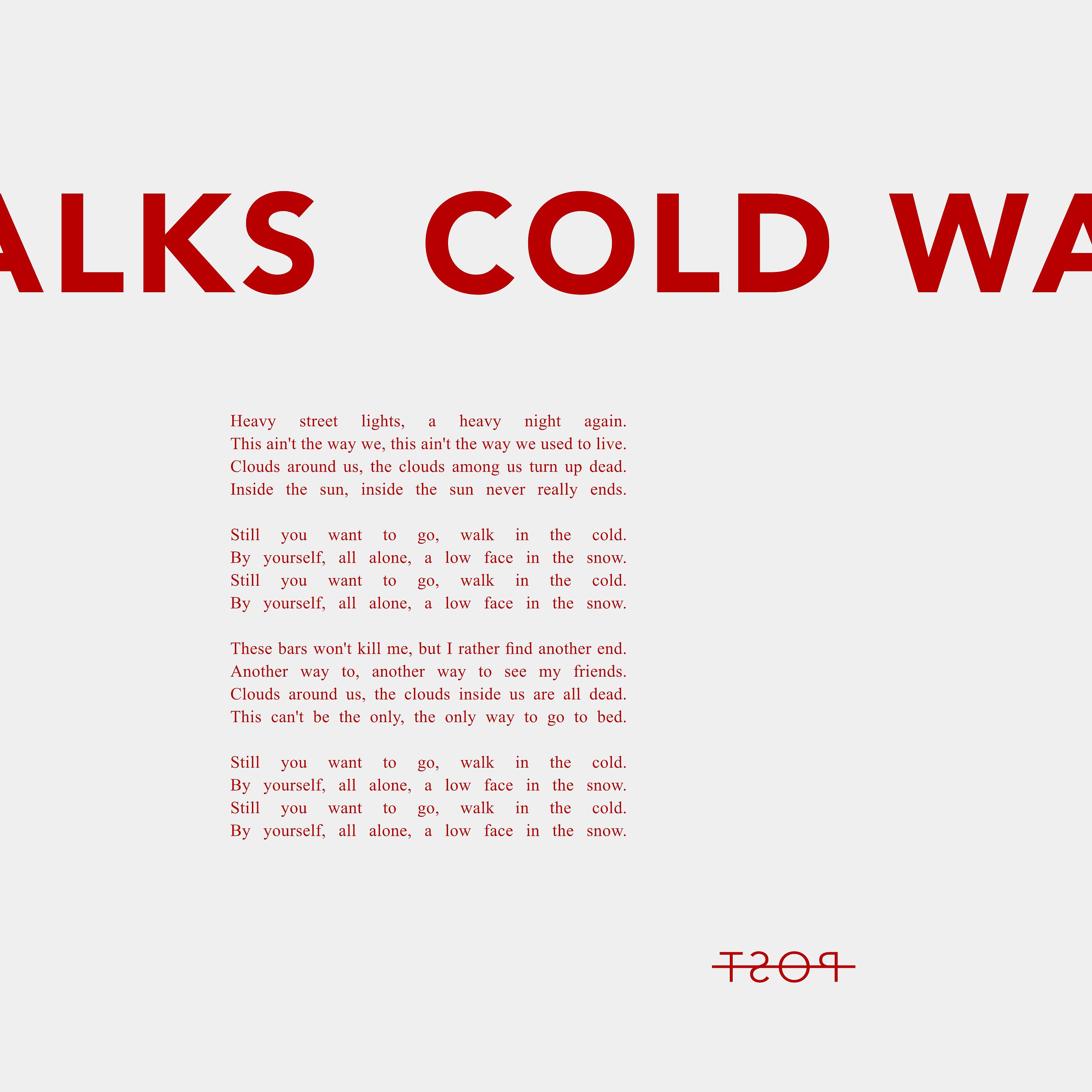 Постер альбома Cold Walks