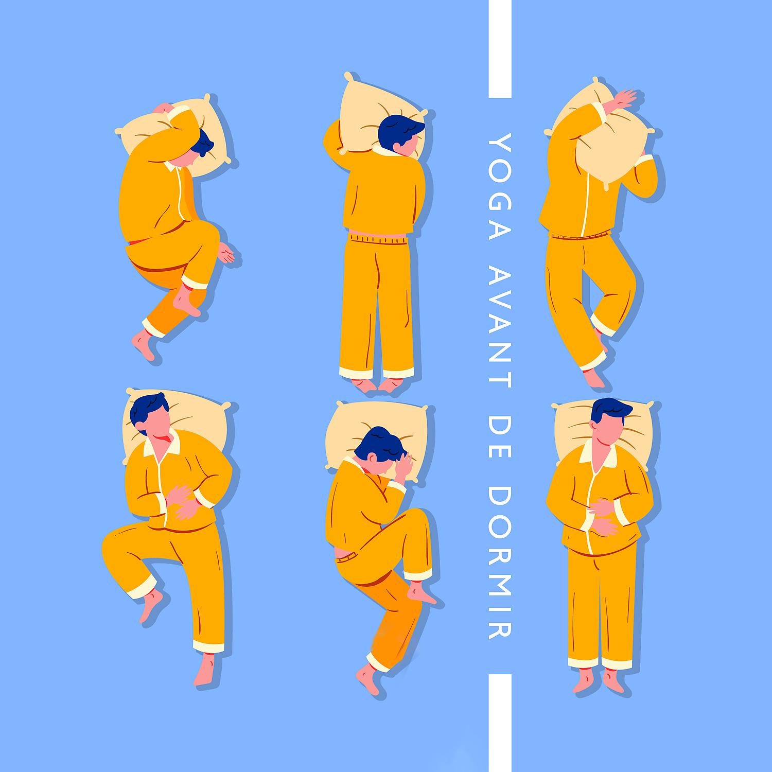 Постер альбома Yoga avant de dormir: Pratique de guérison pour un sommeil profond et réparateur. Yoga du soir