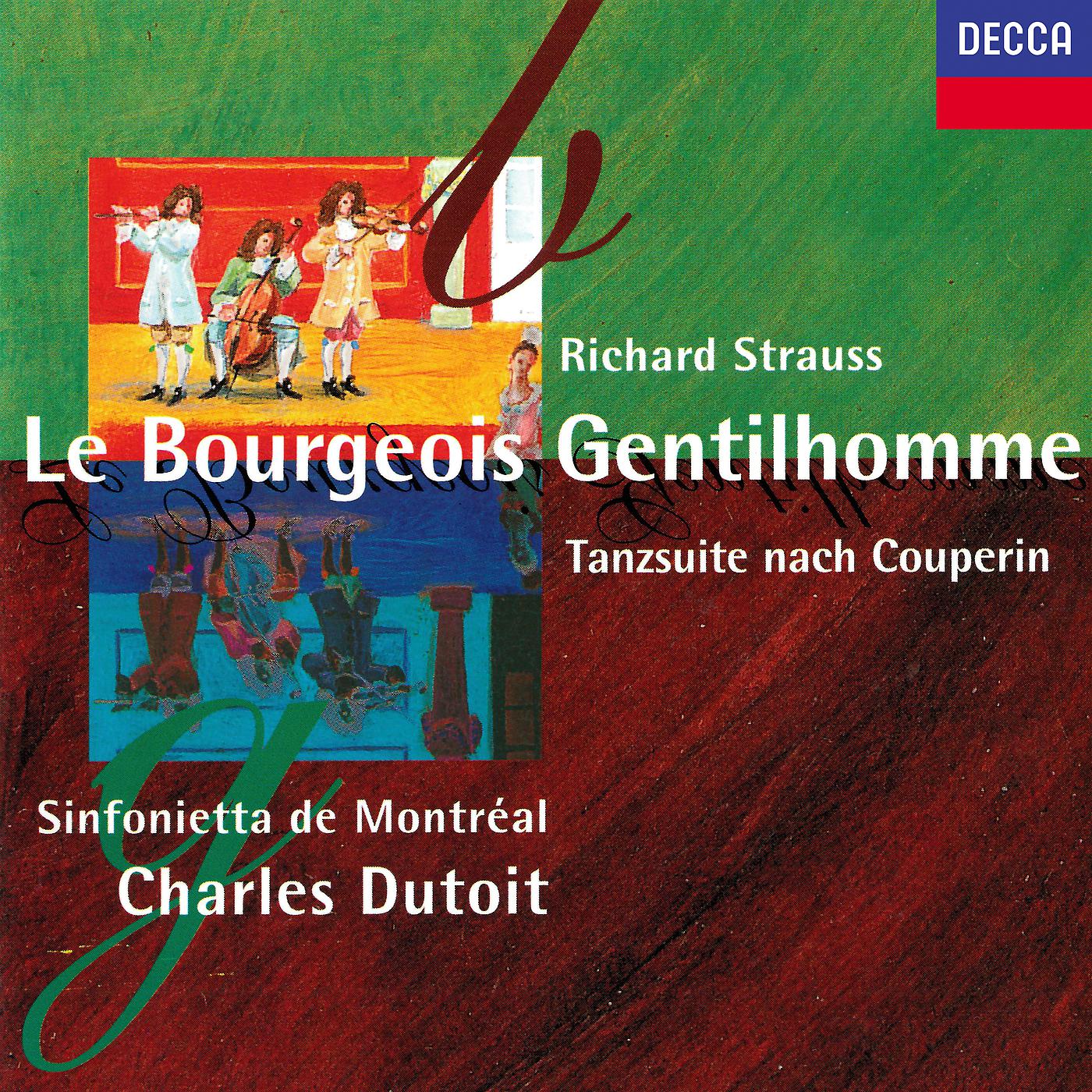 Постер альбома Richard Strauss: Le bourgeois gentilhomme; Dance Suite after Couperin