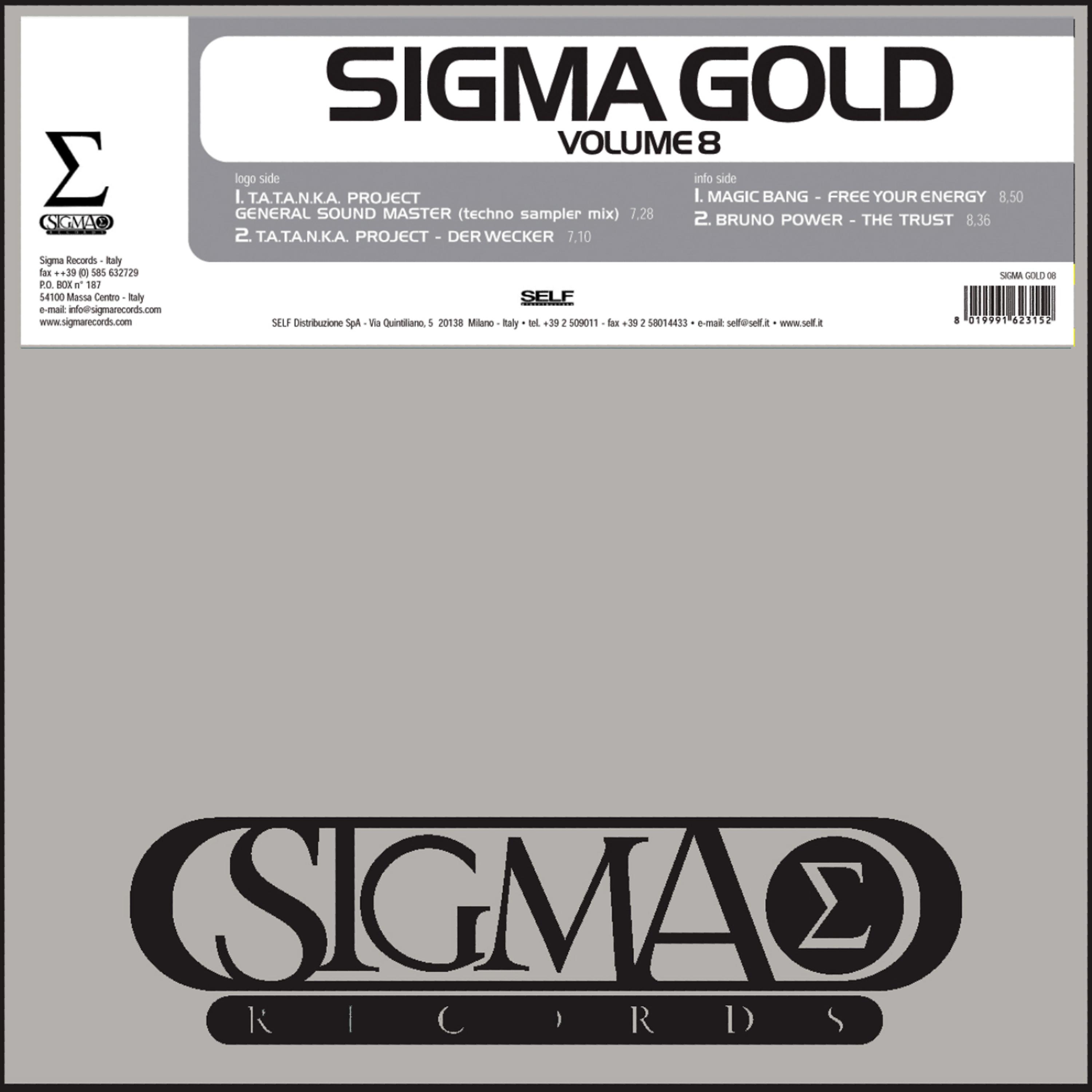 Постер альбома Sigma Gold Vol. 8