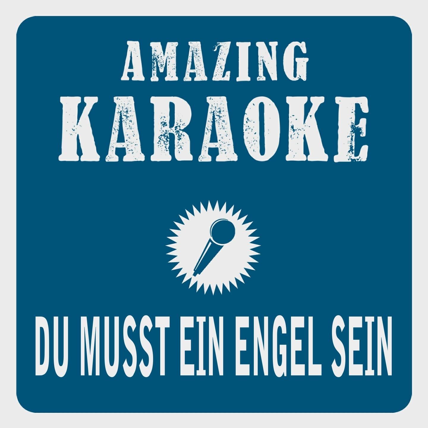 Постер альбома Du musst ein Engel sein (Karaoke Version)
