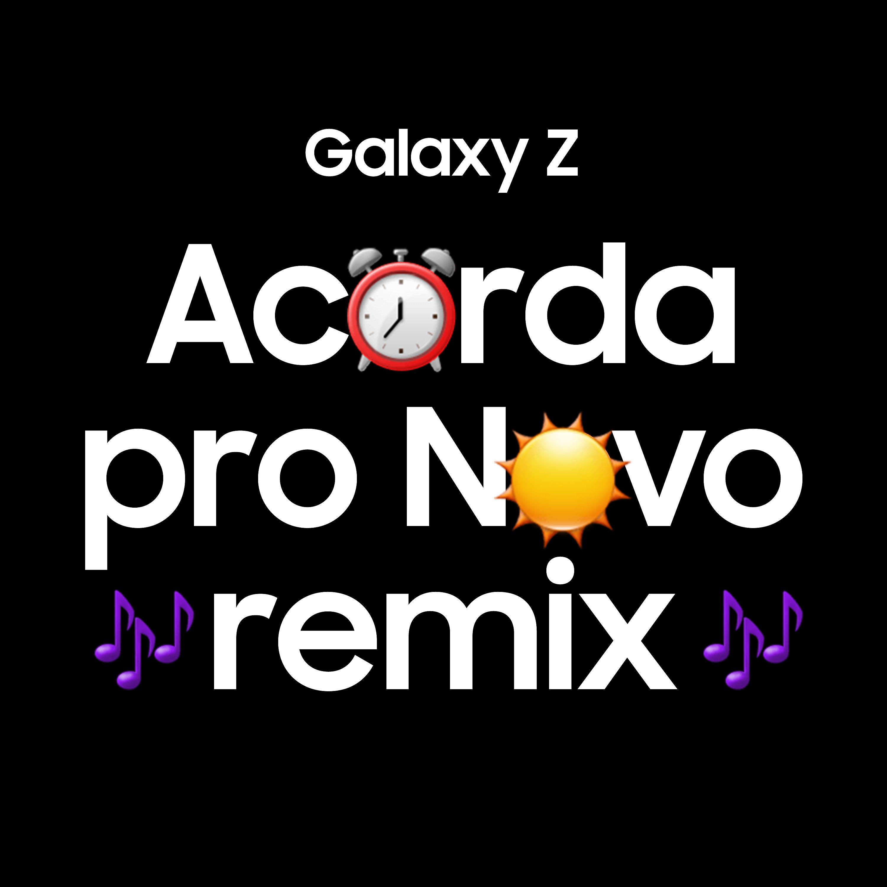 Постер альбома Acorda Pro Novo (Remix)