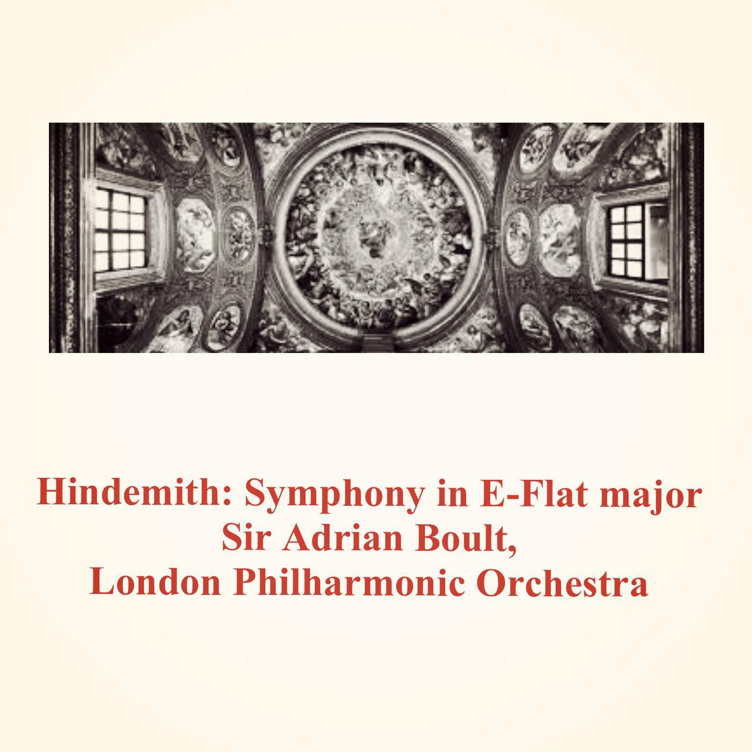 Постер альбома Hindemith: Symphony in E-Flat major