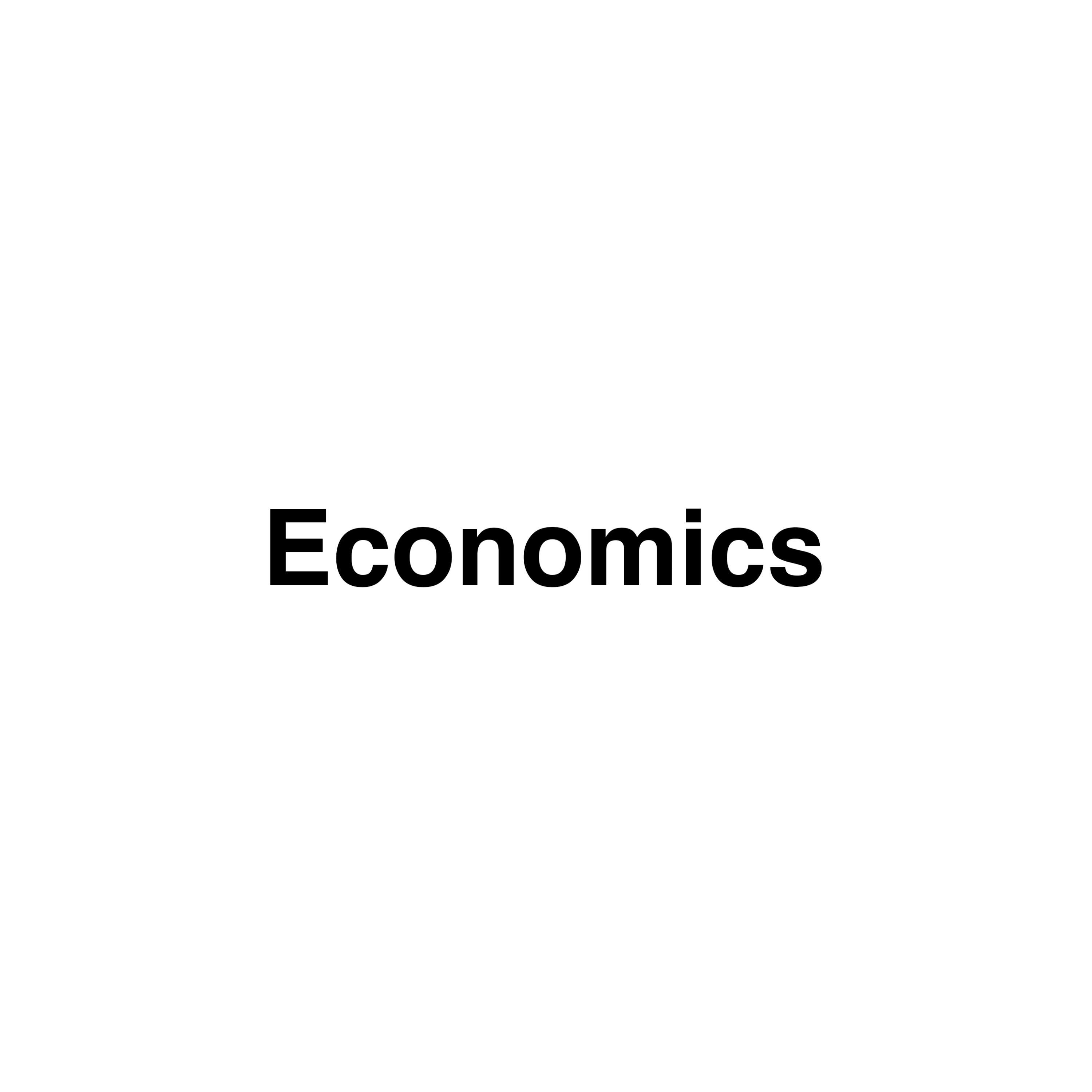 Постер альбома Economics