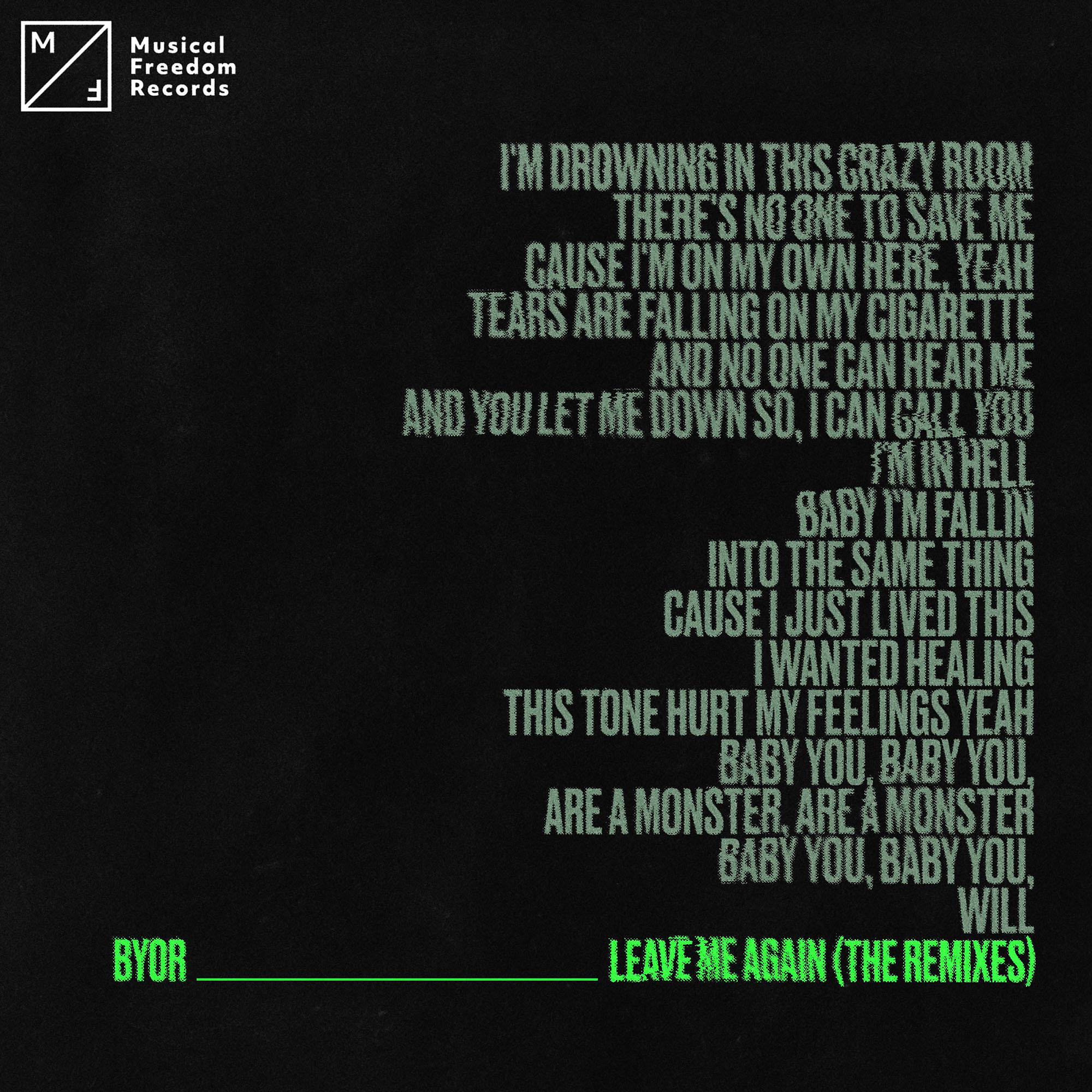 Постер альбома Leave Me Again (The Remixes)