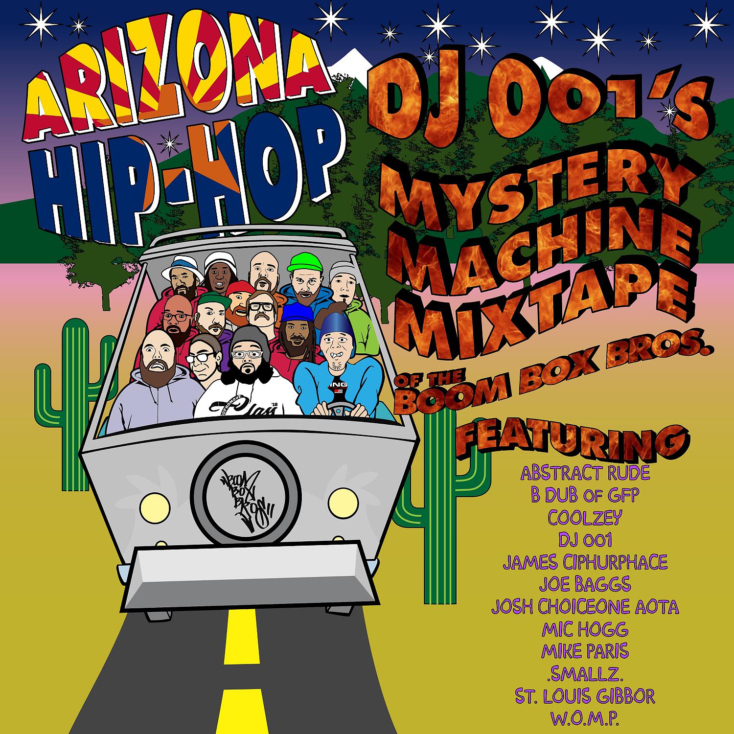 Постер альбома Dj 001's Mystery Machine Mixtape of The Boom Box Bros