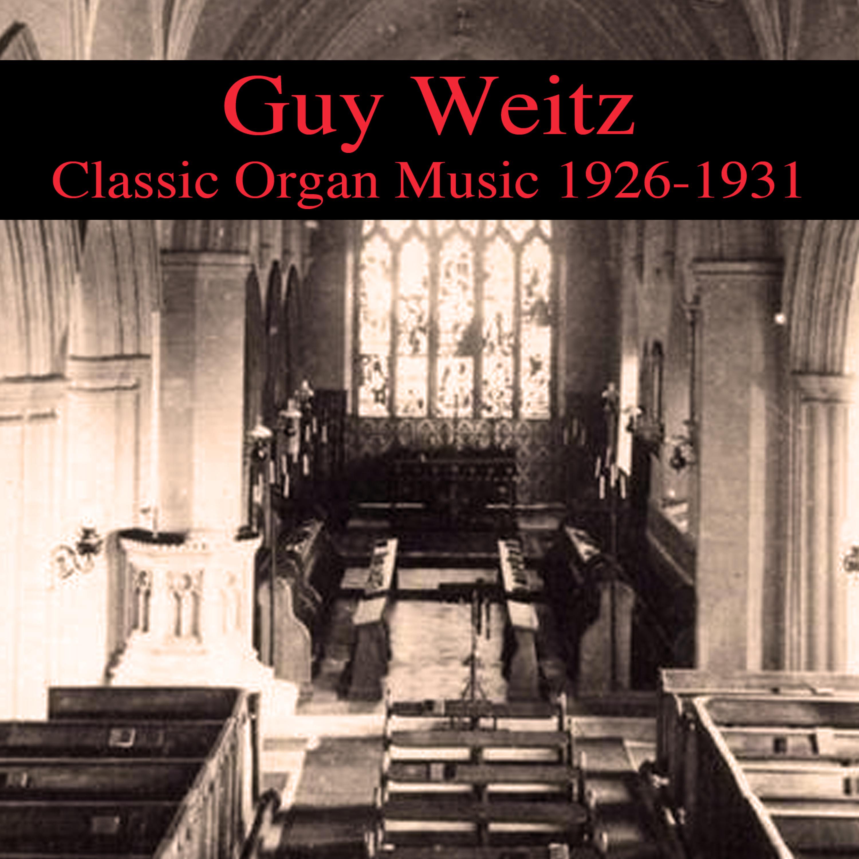 Постер альбома Classic Organ Music 1926-1931