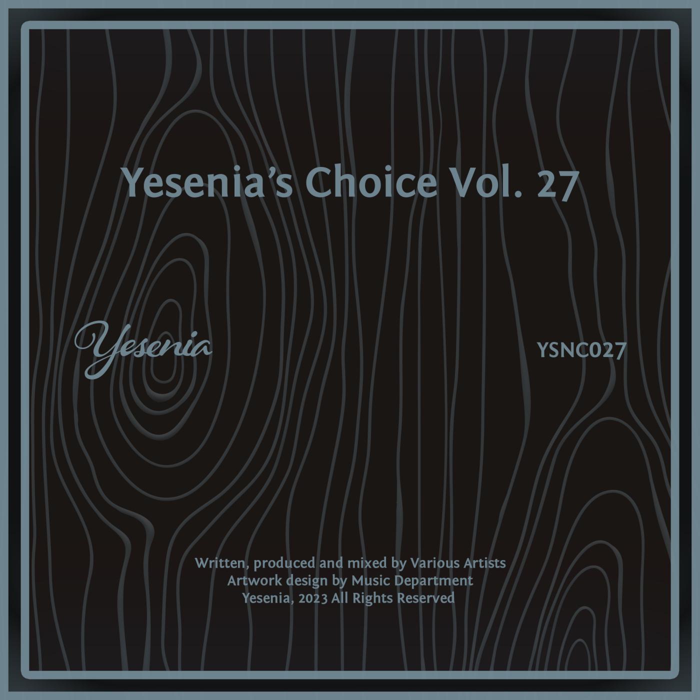 Постер альбома Yesenia's Choice, Vol. 27