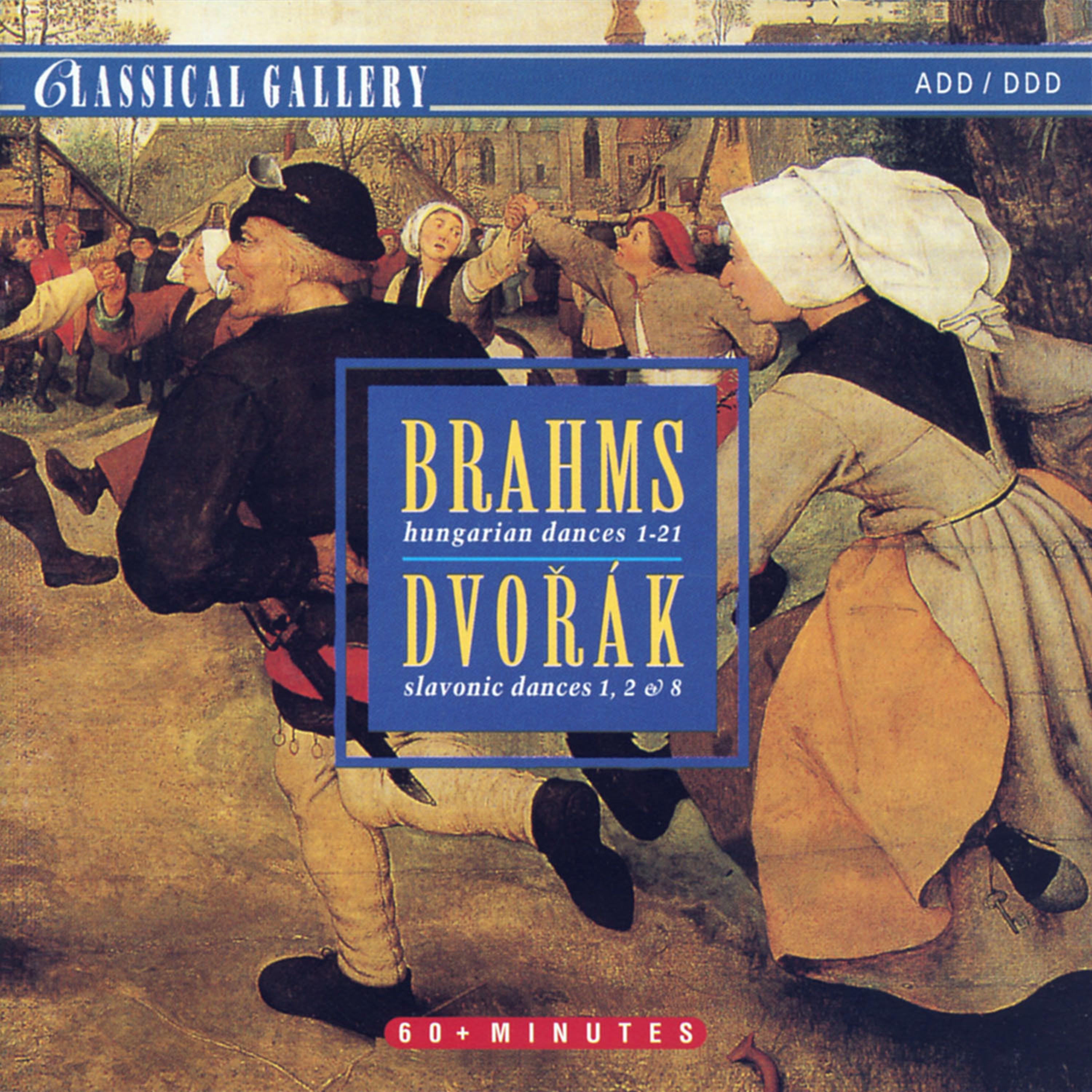 Постер альбома Brahms: Hungarian Dances  - Dvorak: Slavonic Dances Nos. 1, 2 & 8