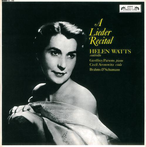 Постер альбома Helen Watts Recital