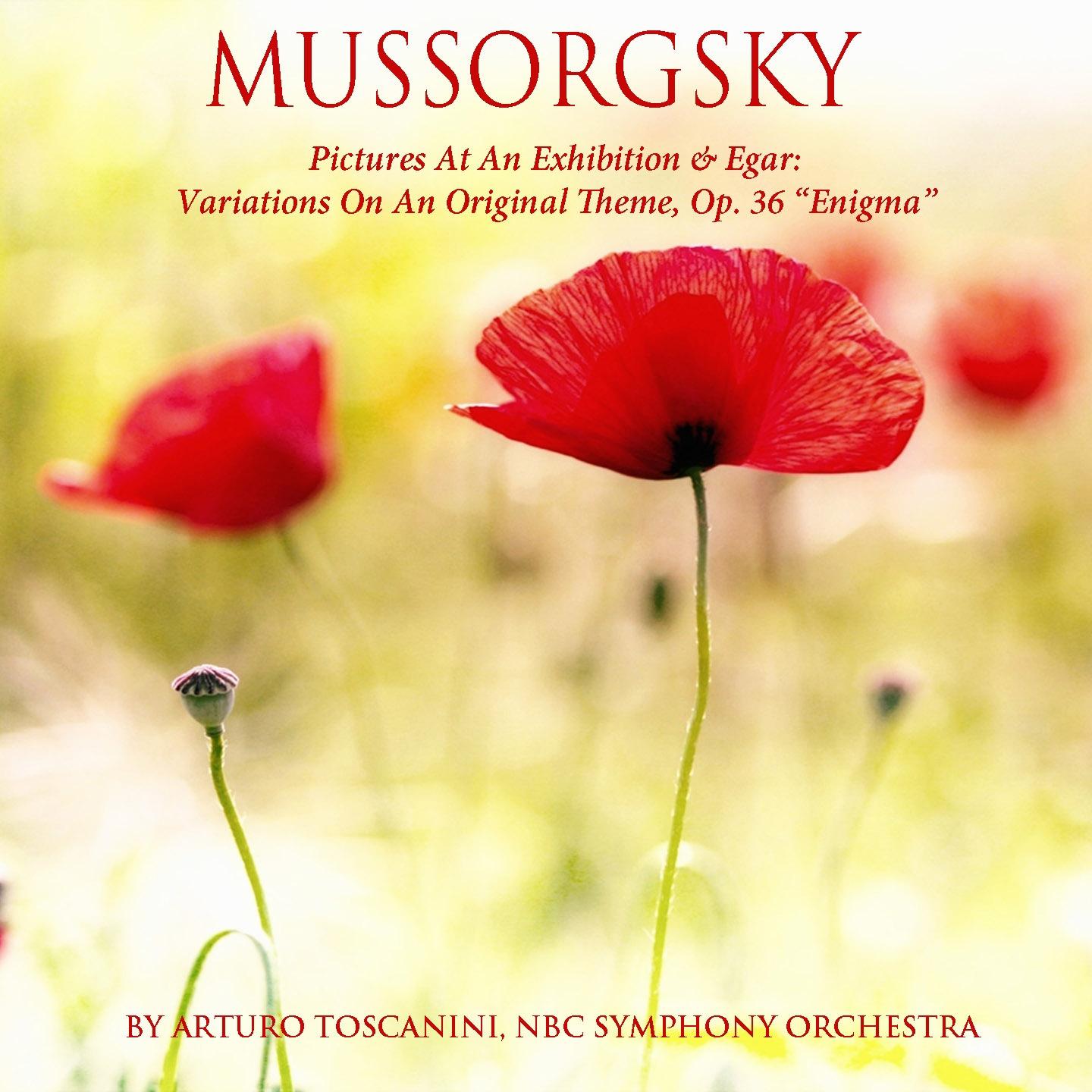 Постер альбома Mussorgsky: Pictures at an Exhibition - Elgar: Variations on an Original Theme, Op. 36 - "Enigma"