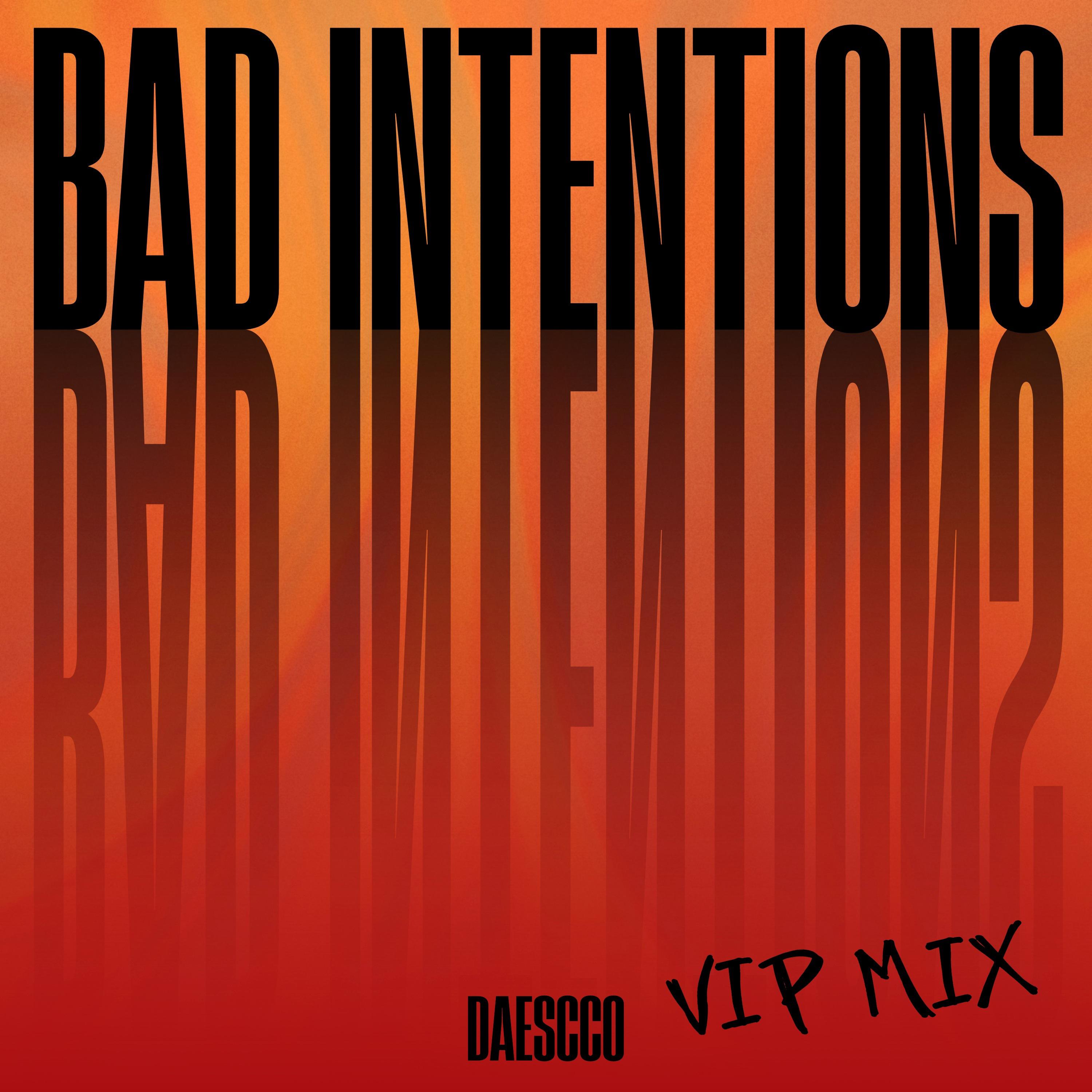 Постер альбома Bad Intentions (Vip Mix)