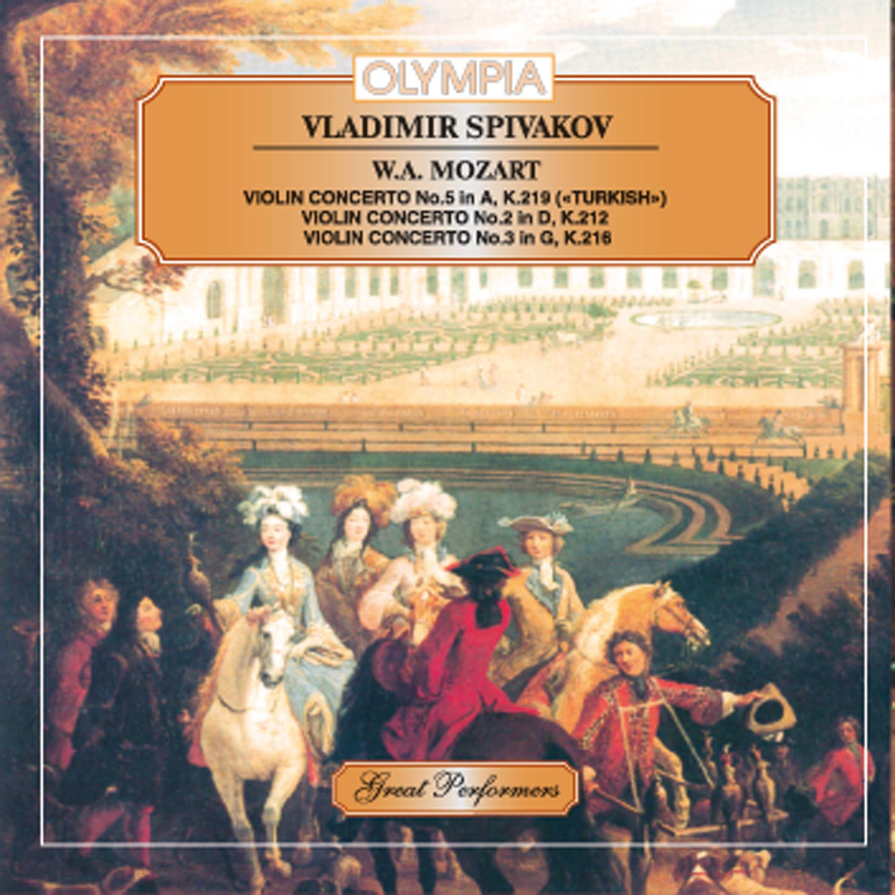 Постер альбома Mozart: Violin Concerto No. 2, 3 & 5