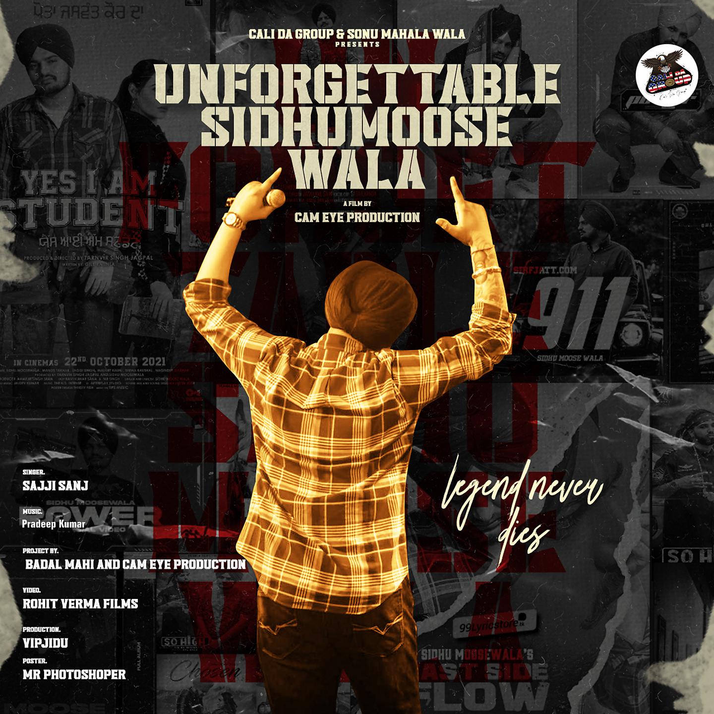 Постер альбома Unforgettable Sidhumoose Wala