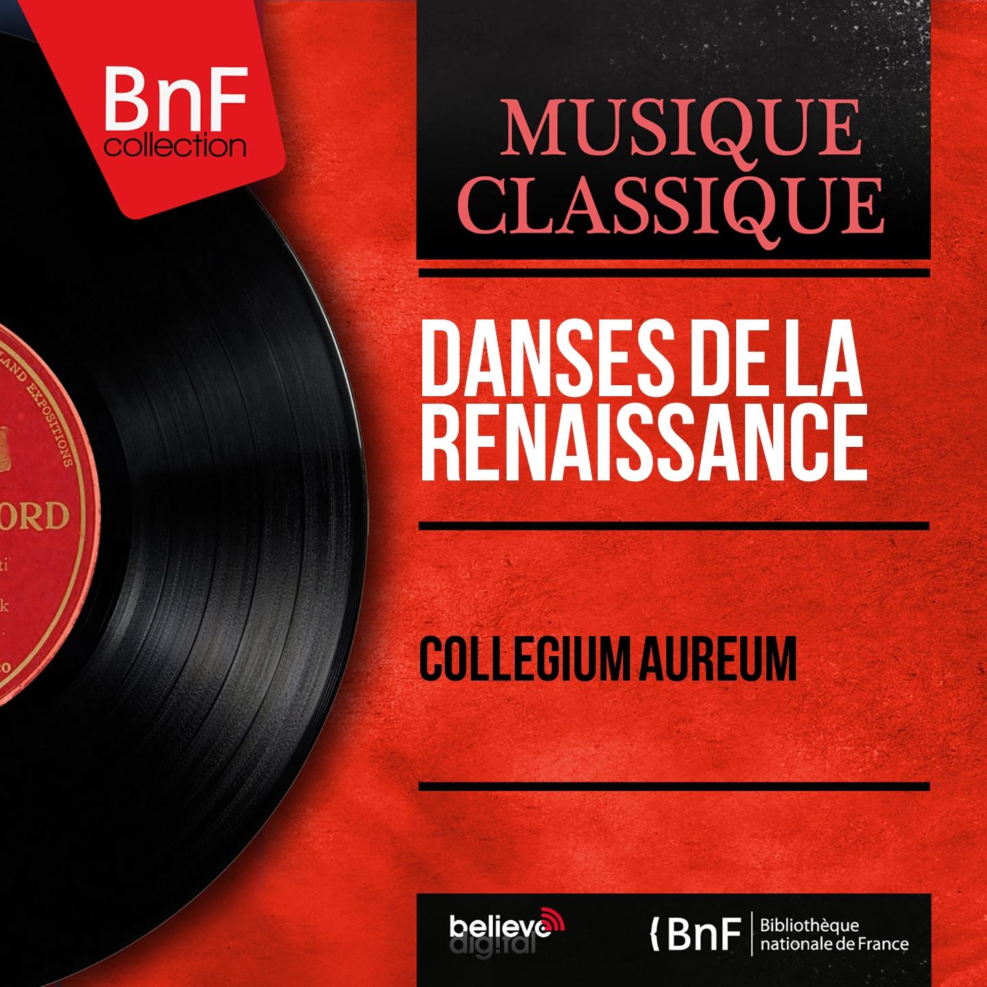Постер альбома Danses de la Renaissance (Mono Version)