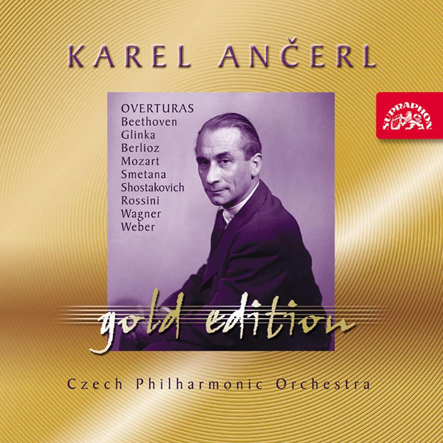 Постер альбома Ančerl Gold Edition 29. Beethoven, Glinka, Berlioz, Mozart, Smetana, Shostakovich, Rossini, Wagner & Weber: Overturas