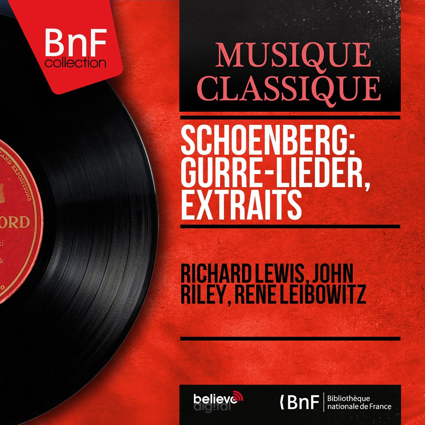 Постер альбома Schoenberg: Gurre-Lieder, extraits (Mono Version)