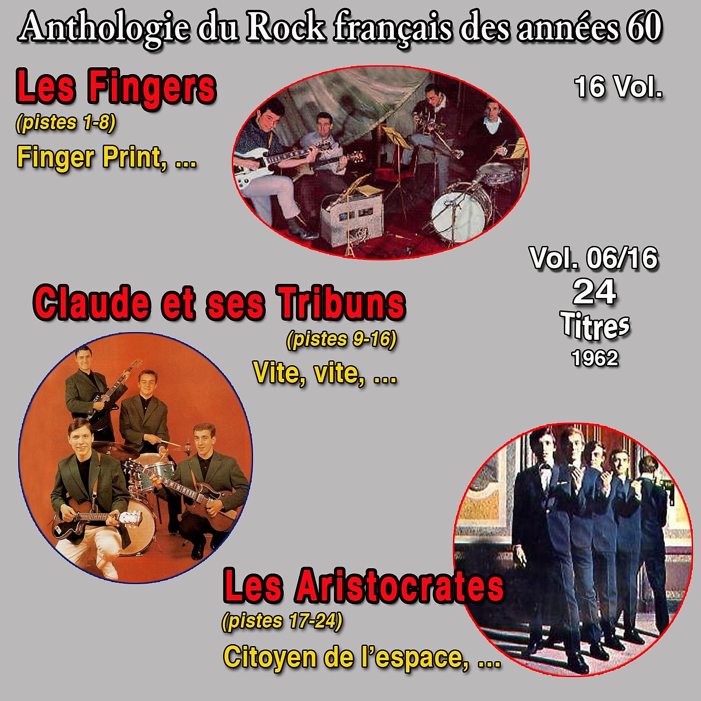 Постер альбома Anthologie des groupes de rock français des années 60 - 16 Vol. - Les aiglons - les Bourgeois de calais - les missiles - les cousins - Vol. 6 / 16