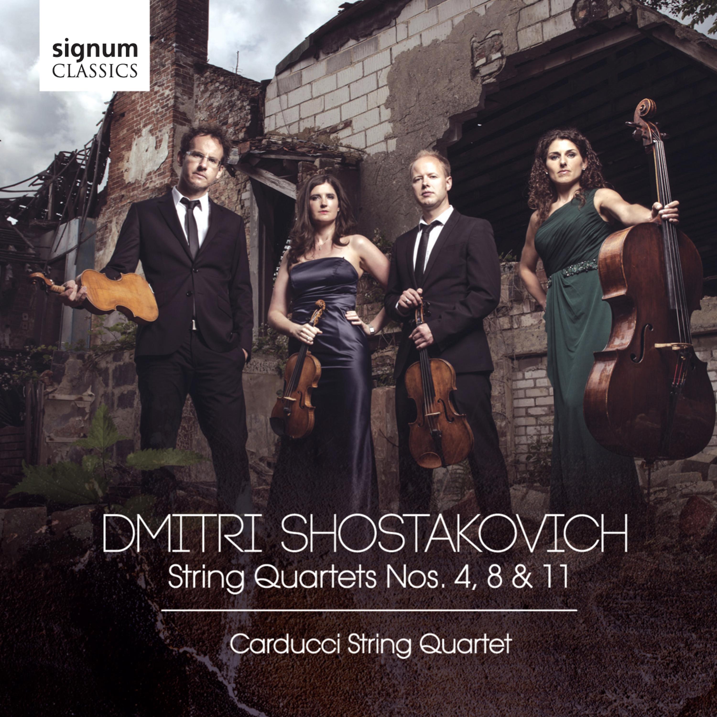 Постер альбома Dmitri Shostakovich: String Quartets Nos. 4, 8 & 11