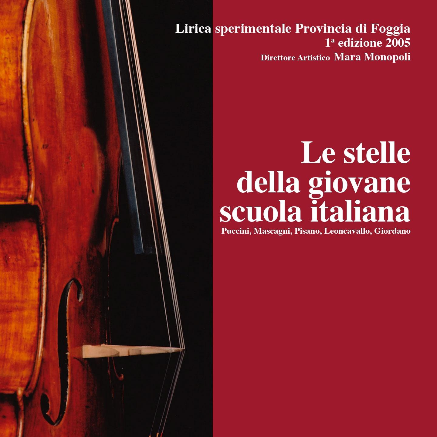 Постер альбома Puccini, Mascagni, Pisano, Leoncavallo & Giordano: Le stelle della giovane scuola italiana