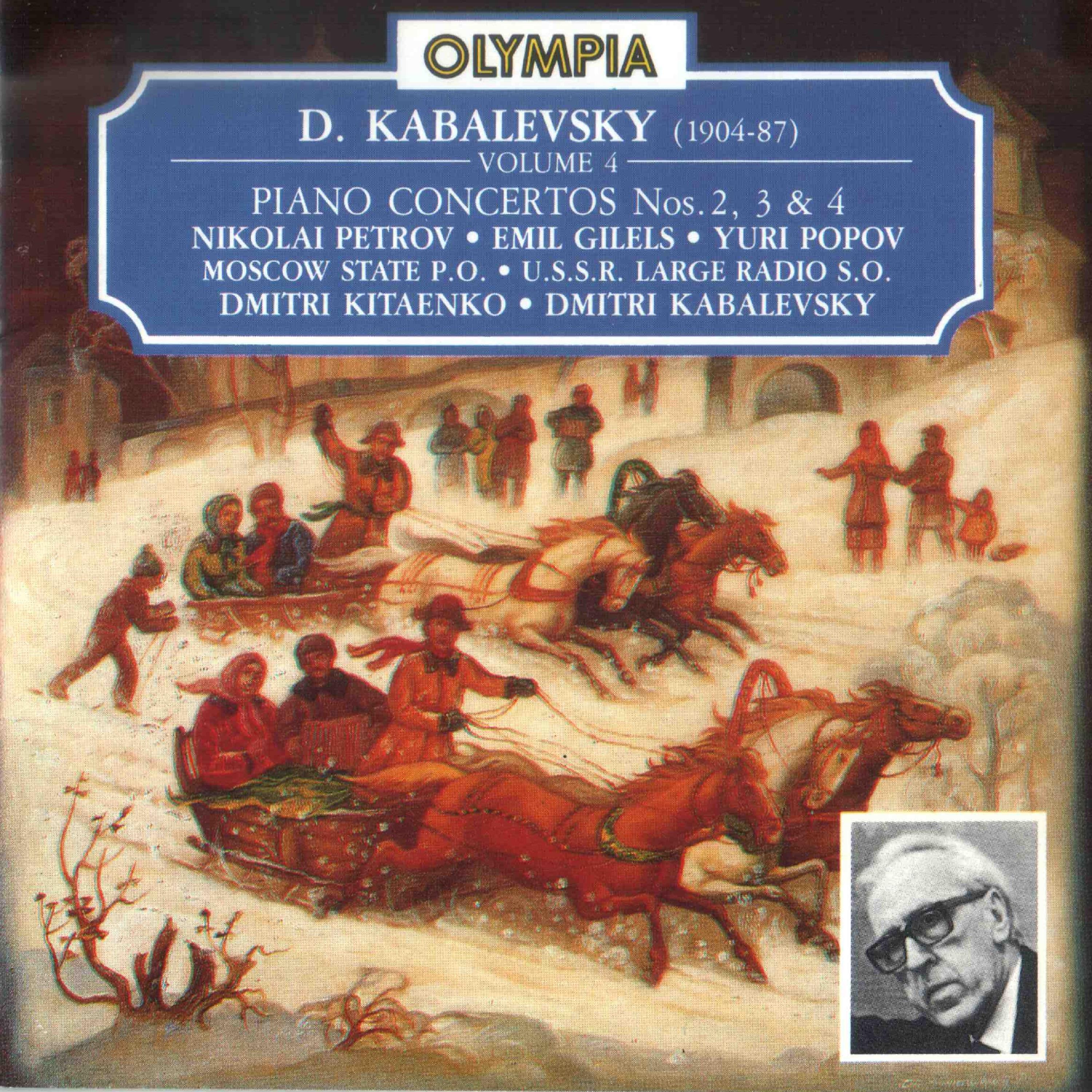 Постер альбома Kabalevsky: Piano Concerto No. 2, 3 & 4