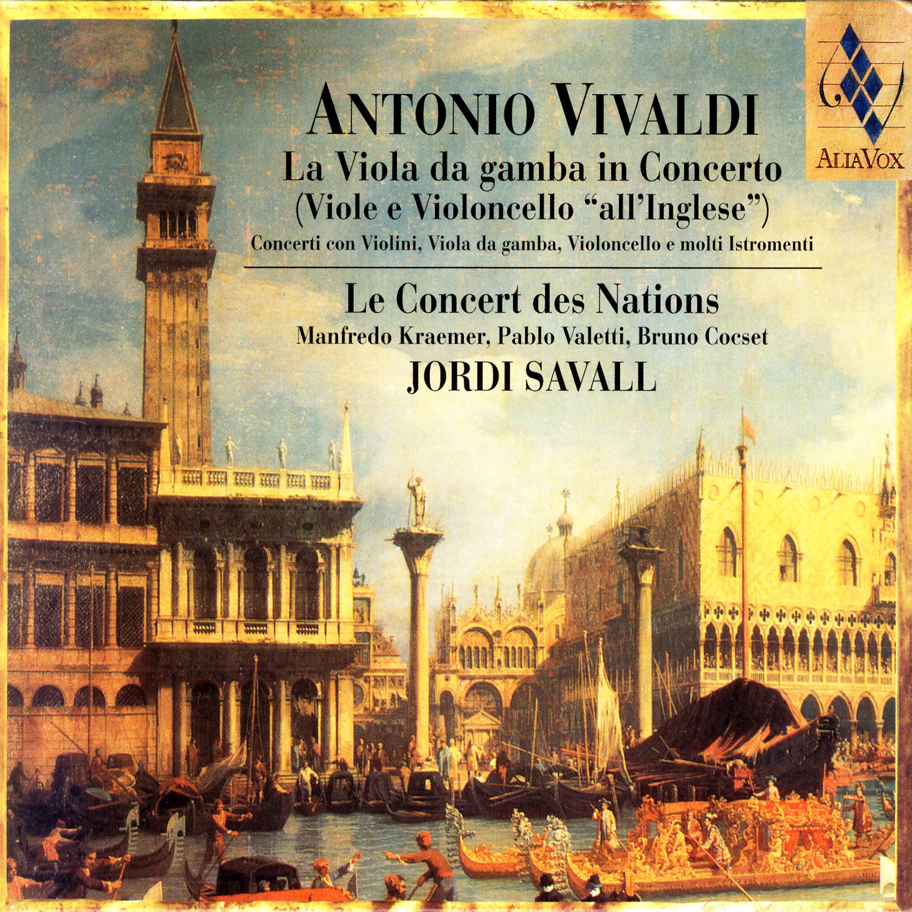 Постер альбома Antonio Vivaldi: La Viola Da Gamba In Concerto