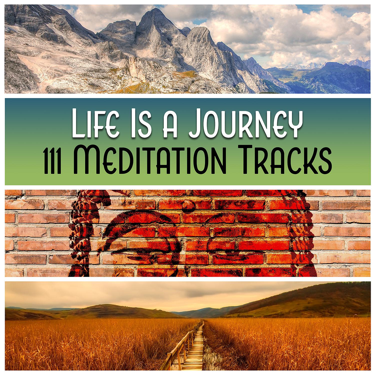 Постер альбома Life Is a Journey – 111 Meditation Tracks: Mindfulness Therapy, Vision and Connection, Music for Reflection & Yoga, Spiritual Healing