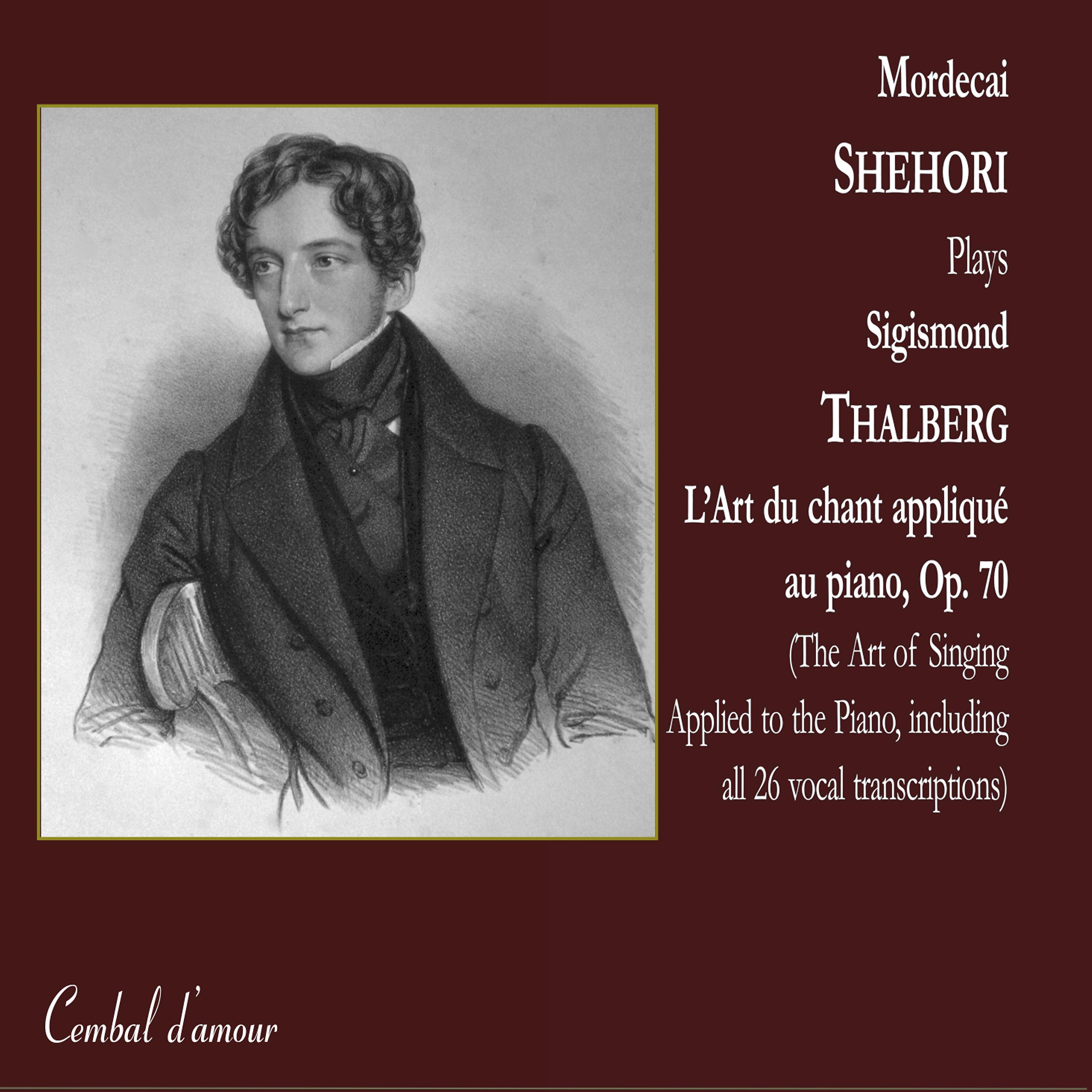 Постер альбома Sigismond Thalberg: L'Art du chant appliqué au piano, Op. 70 (The Art of Singing Applied to the Piano)