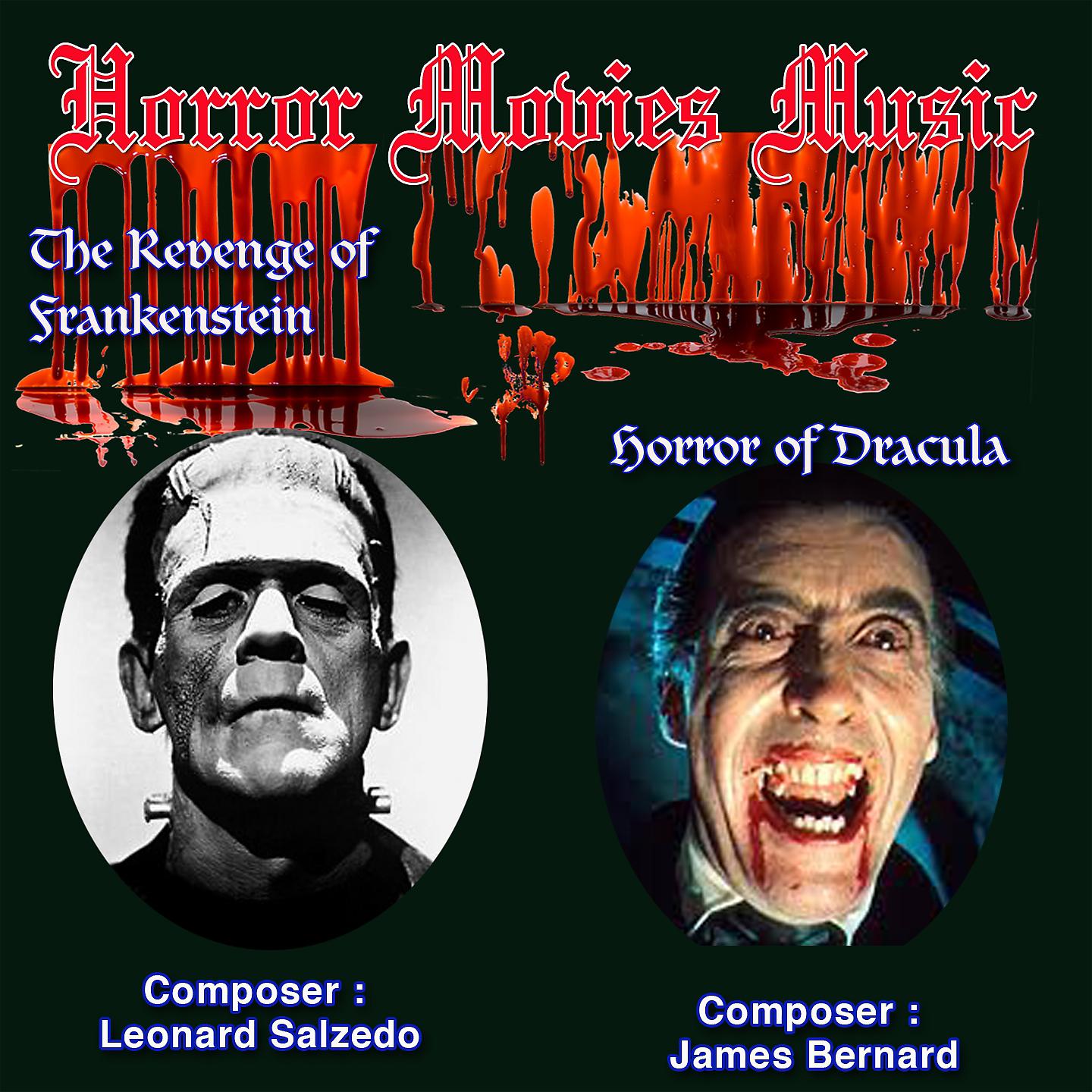 Постер альбома Horror Movies Music, the Revenge of Frankestein, Horror of Dracula