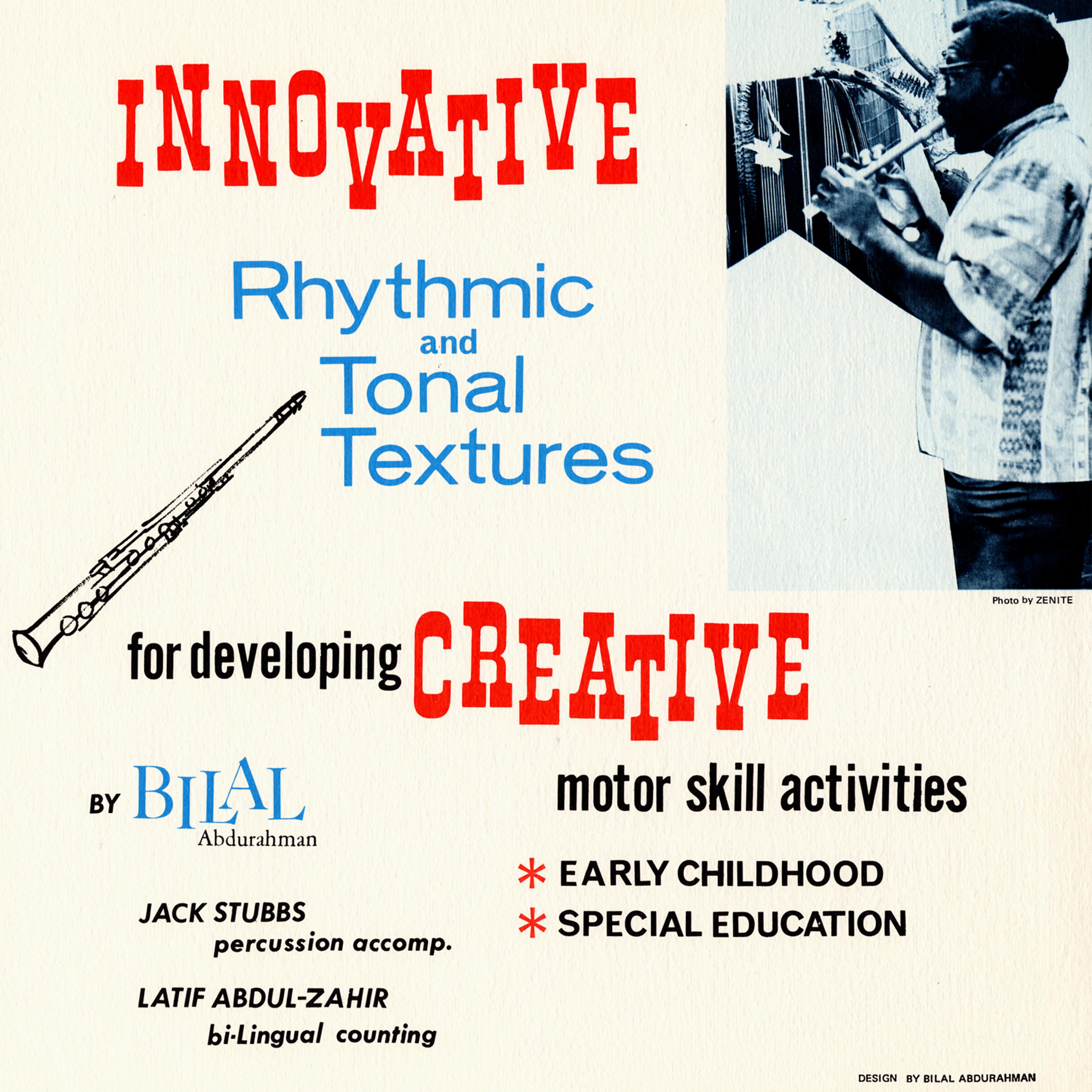 Постер альбома Innovative Rhythmic and Tonal Textures for Developing Creative Motor Skill Activities