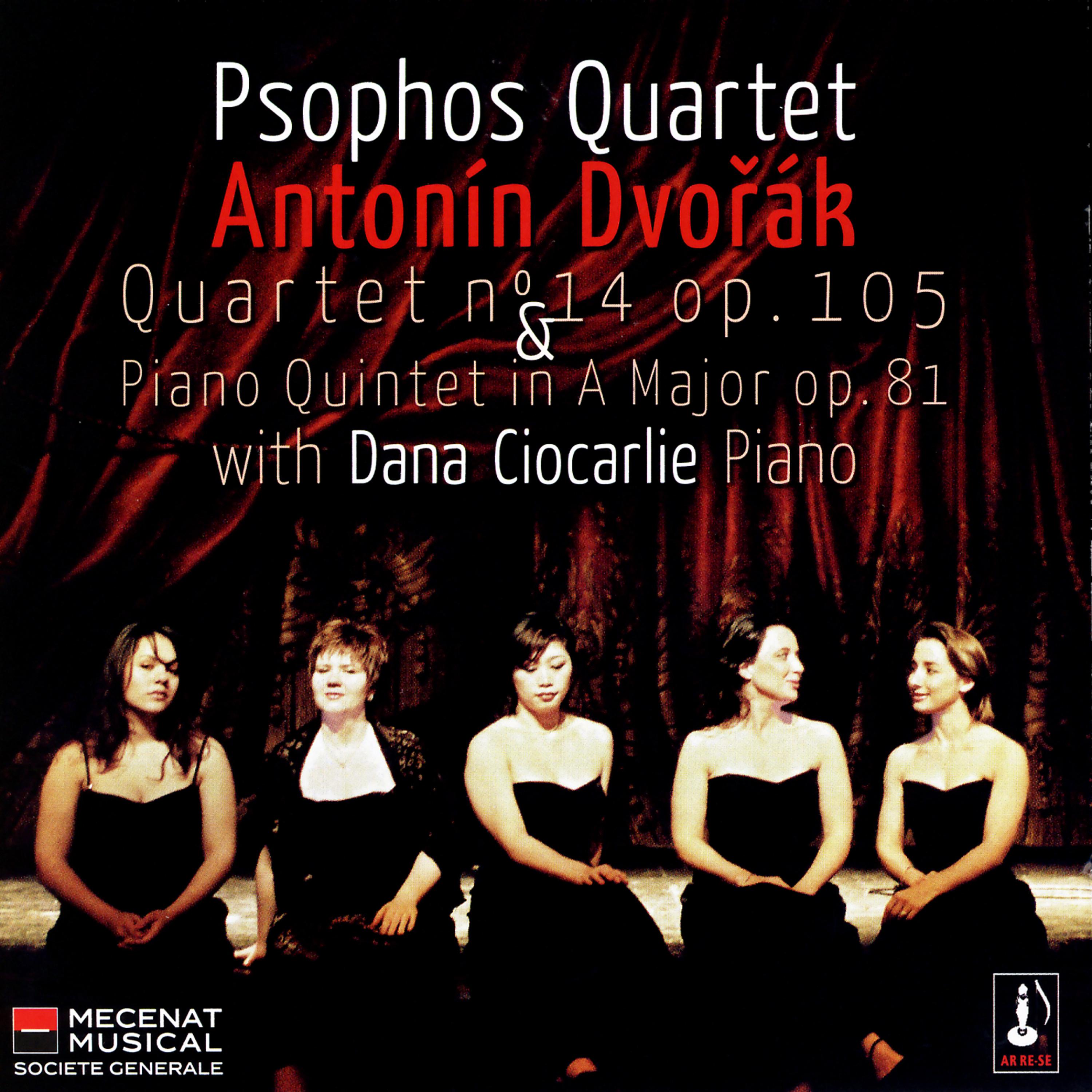 Постер альбома Antonín Dvorák: String Quartet No. 14 & Piano Quintet No. 2