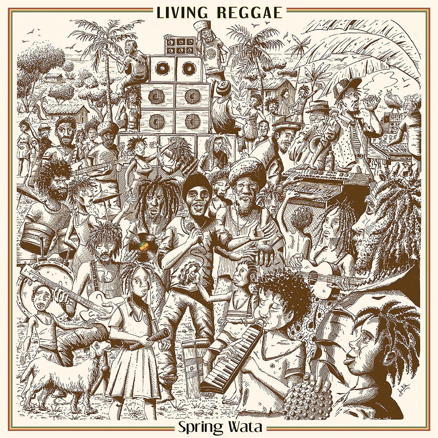 Постер альбома Living Reggae