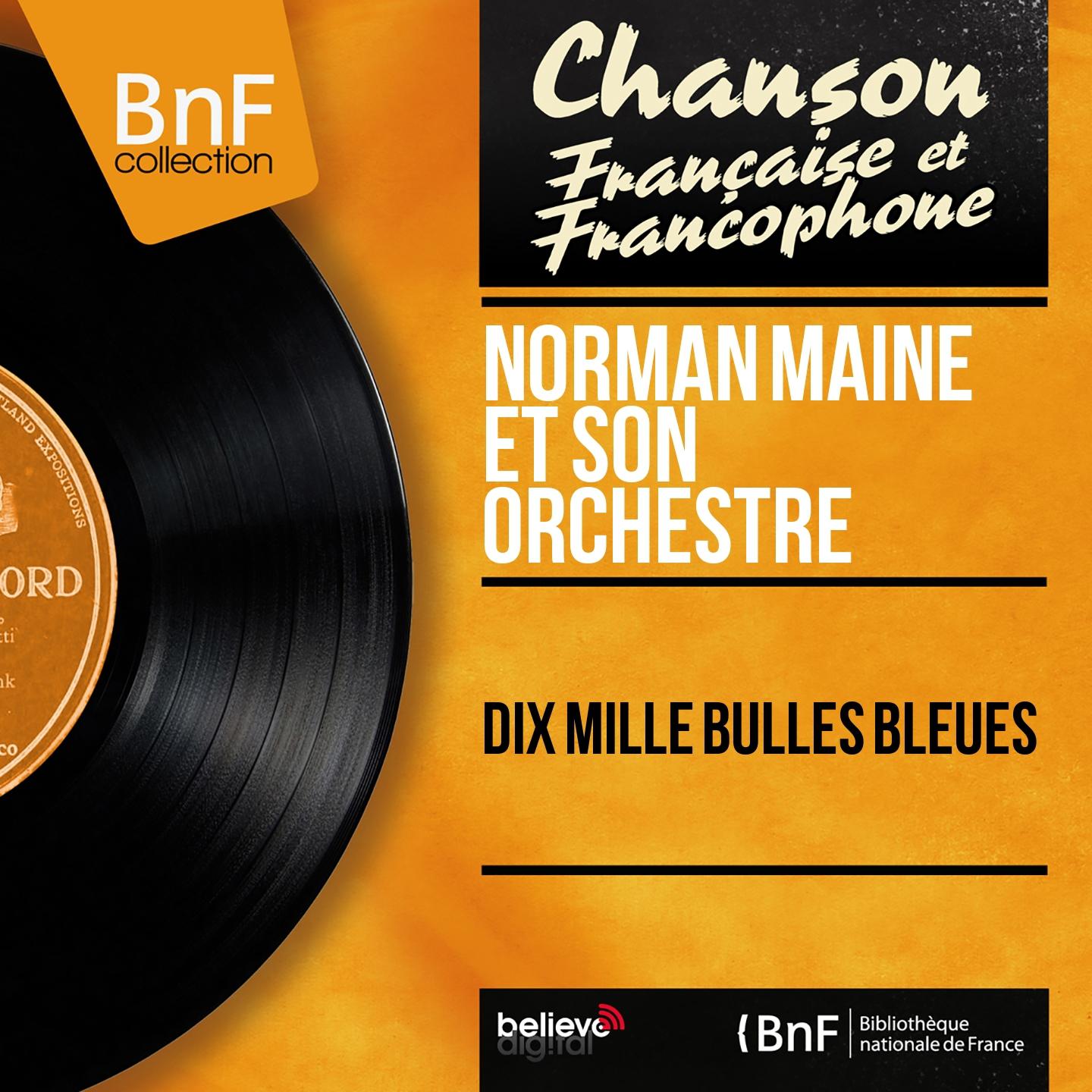 Постер альбома Dix mille bulles bleues (Mono Version)
