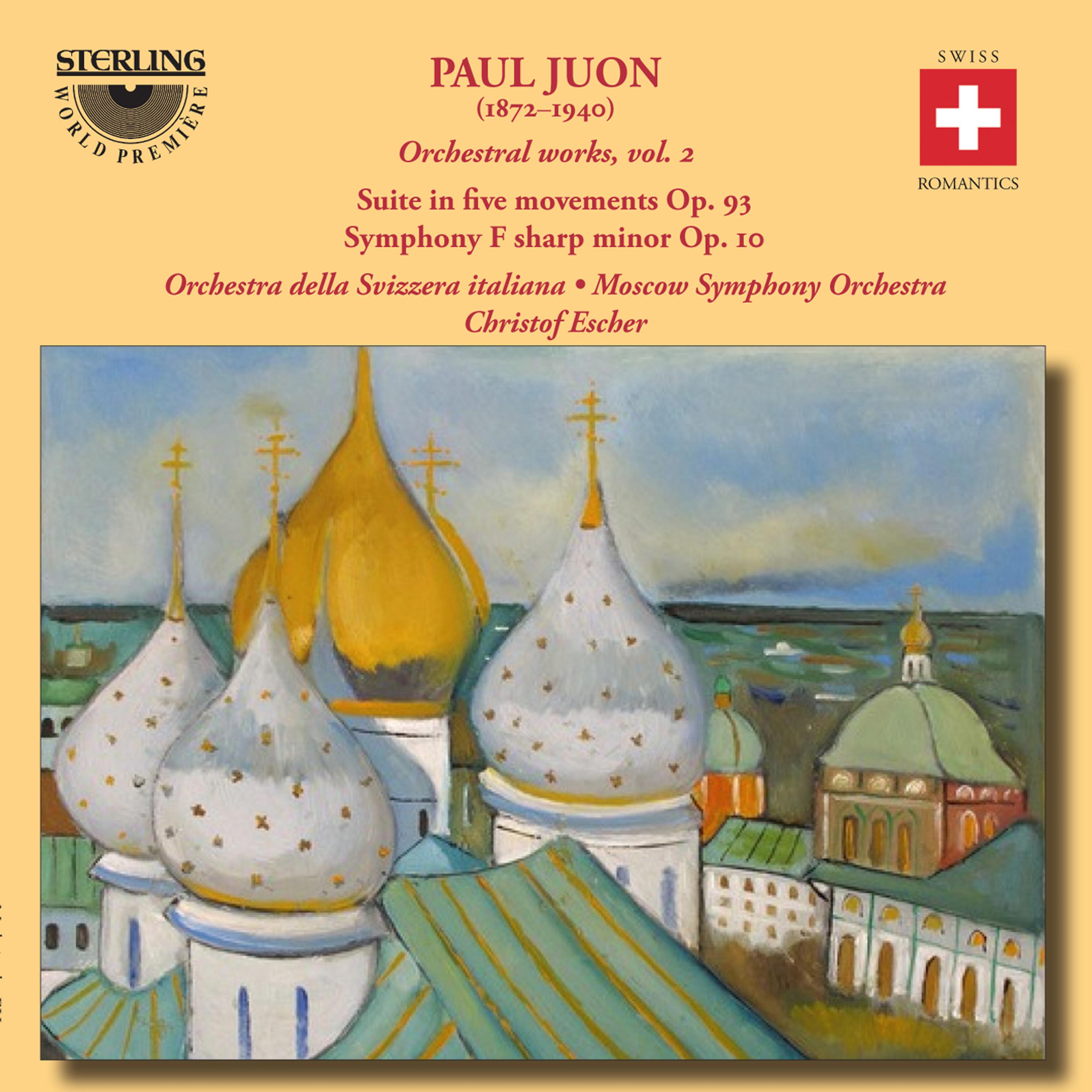Постер альбома Juon: Orchestral Works, Vol. 2