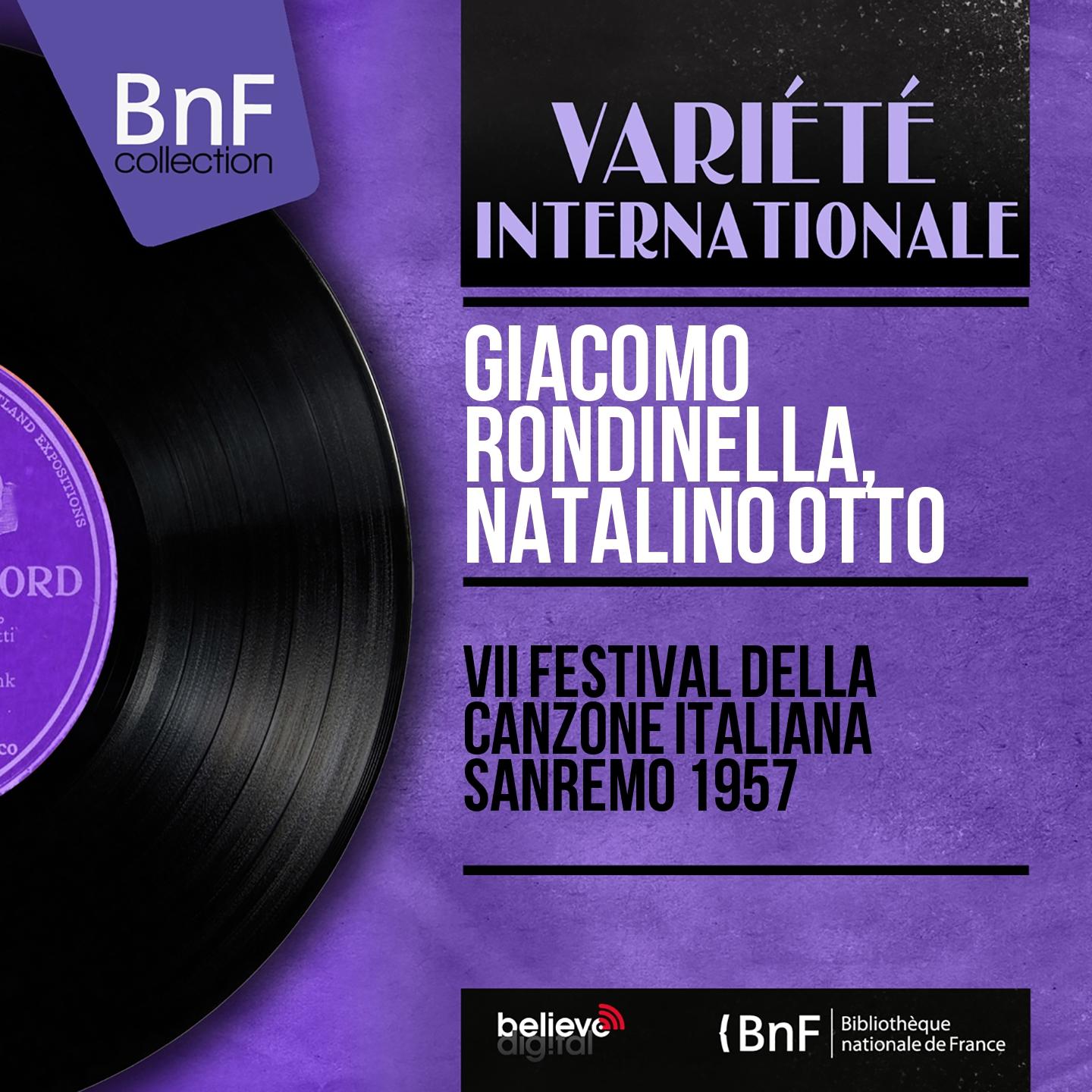 Постер альбома VII festival della canzone italiana Sanremo 1957 (Mono Version)