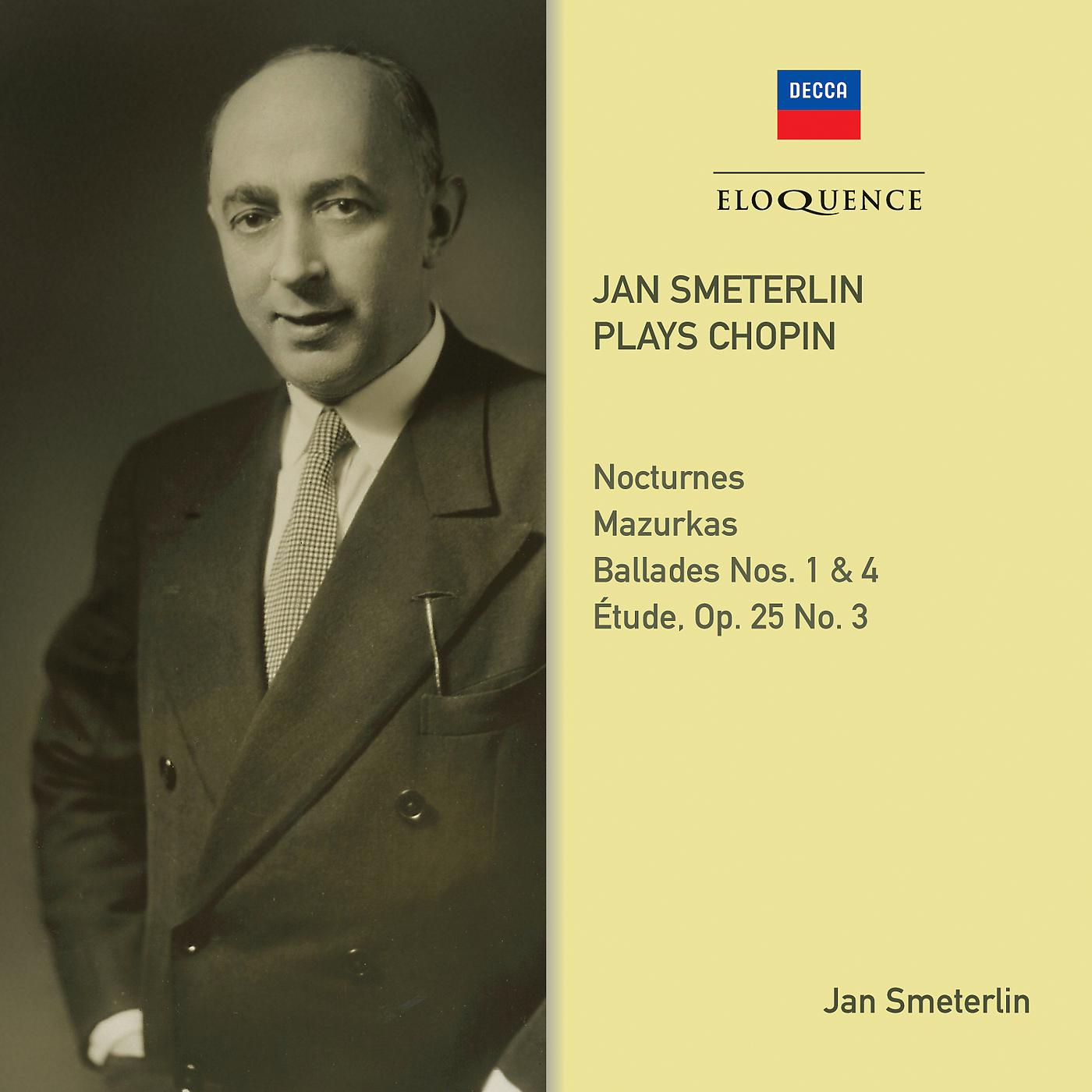 Постер альбома Jan Smeterlin Plays Chopin