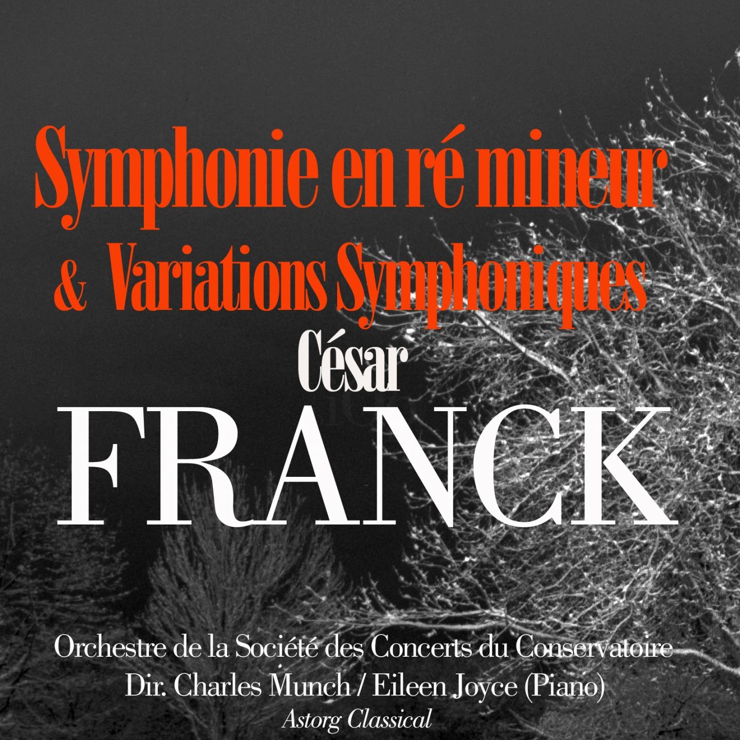 Постер альбома César Franck: Symphonie en ré mineur et Variations Symphoniques