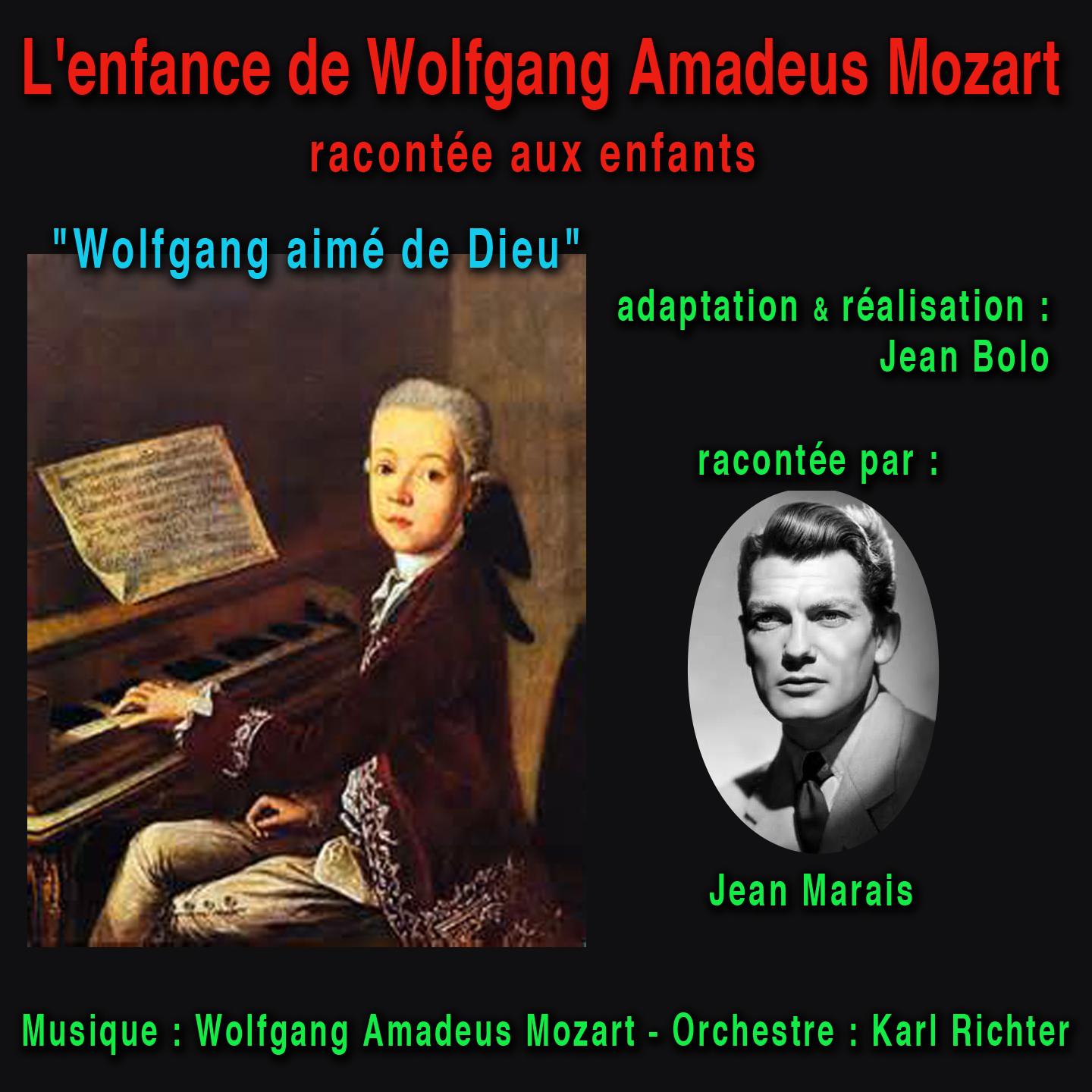 Постер альбома L'enfance de Wolfgang Amadeus Mozart (Racontée aux enfants)