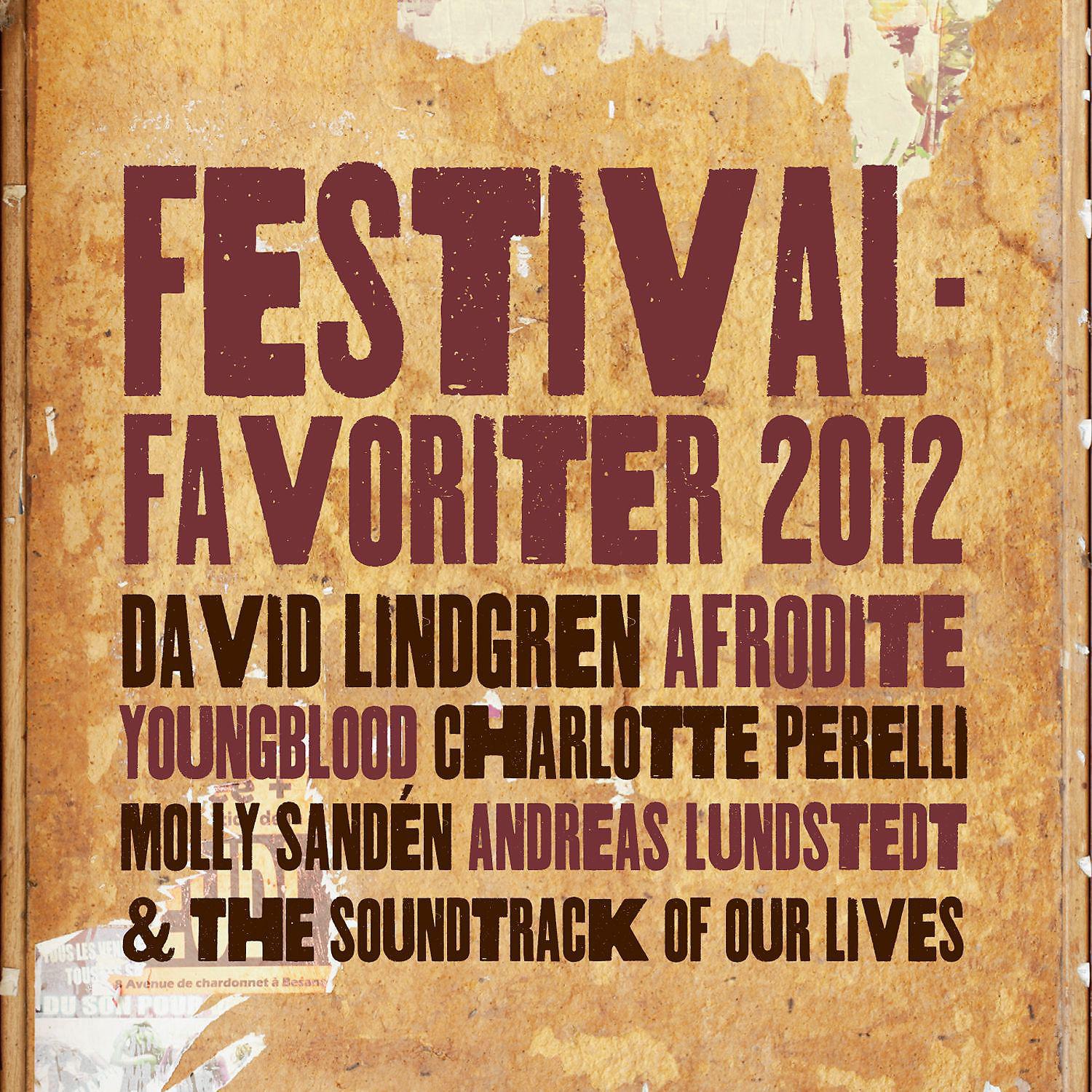 Постер альбома Festivalfavoriter 2012