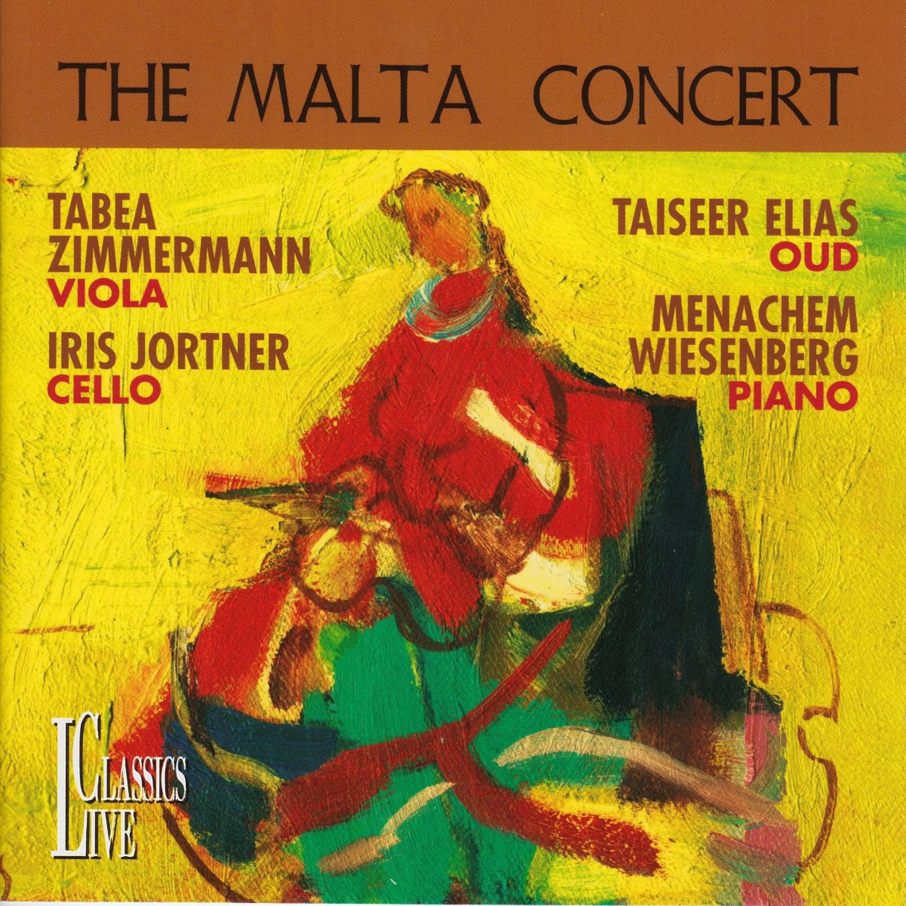 Постер альбома Bach, Bey, Wiesenberg, Schumann, Elias & Haim: The Malta Concert