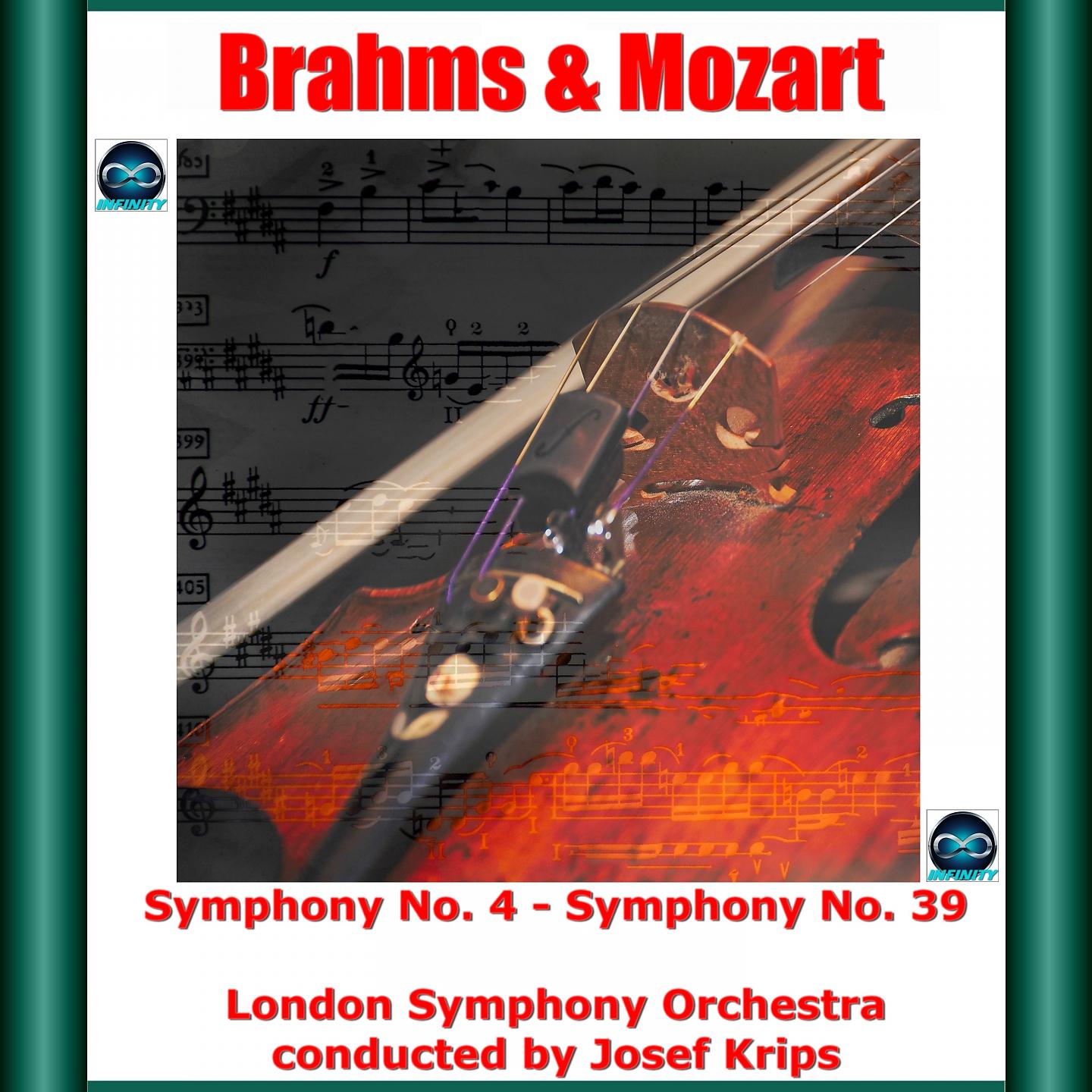 Постер альбома Brahms & Mozart: Symphony No. 4 - Symphony No. 39