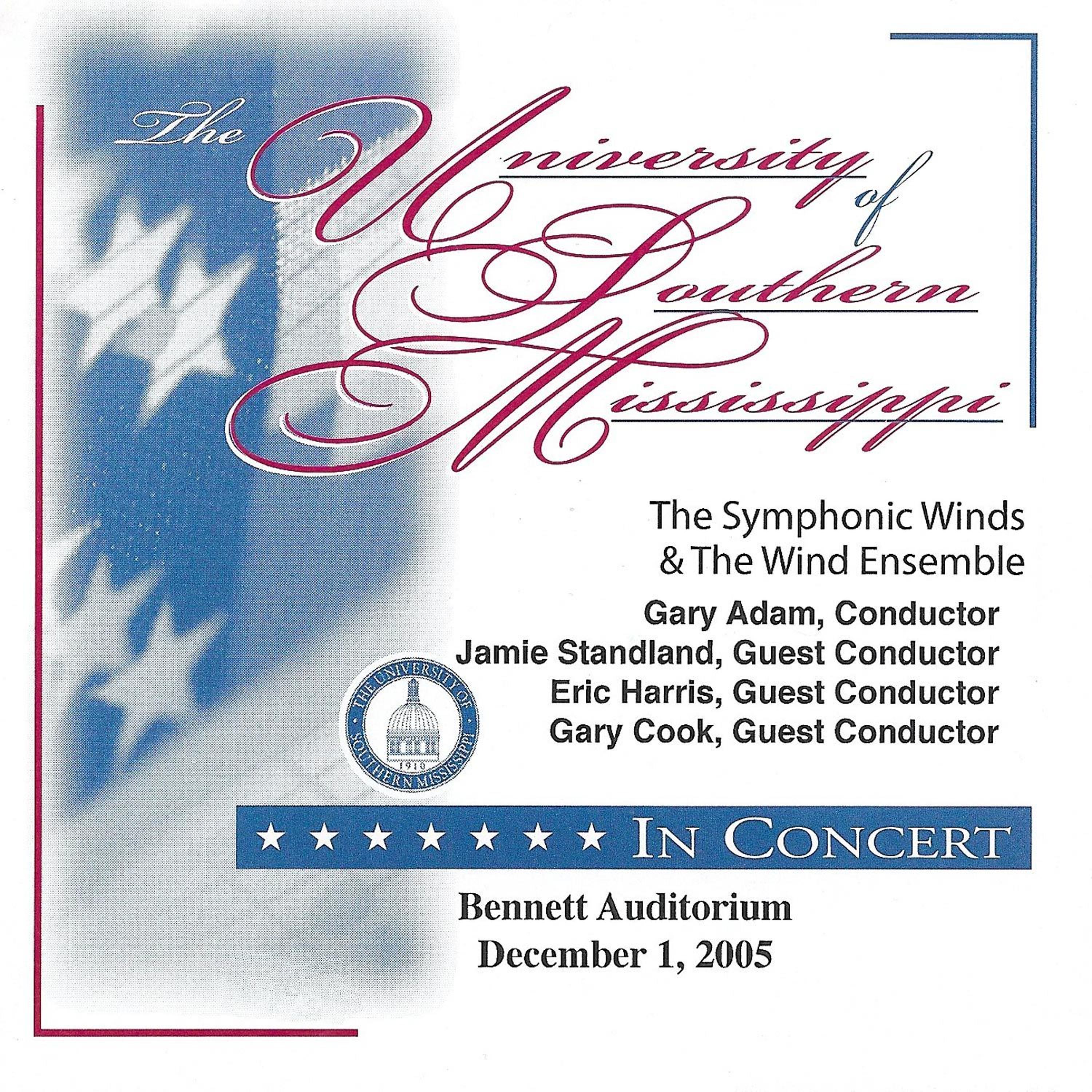 Постер альбома The University of Southern Mississippi Symphonic Winds & Wind Ensemble 2005