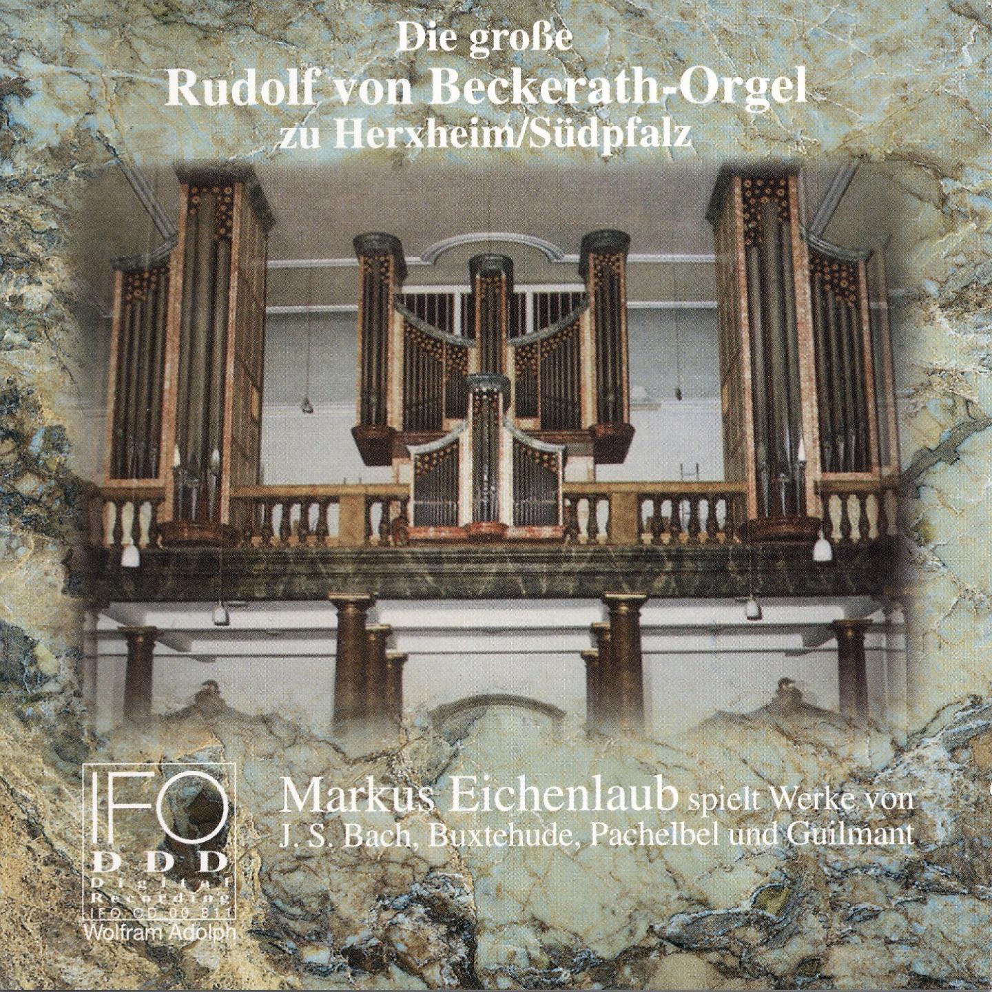 Постер альбома Die große Beckerath-Orgel zu Herxheim, Südpfalz