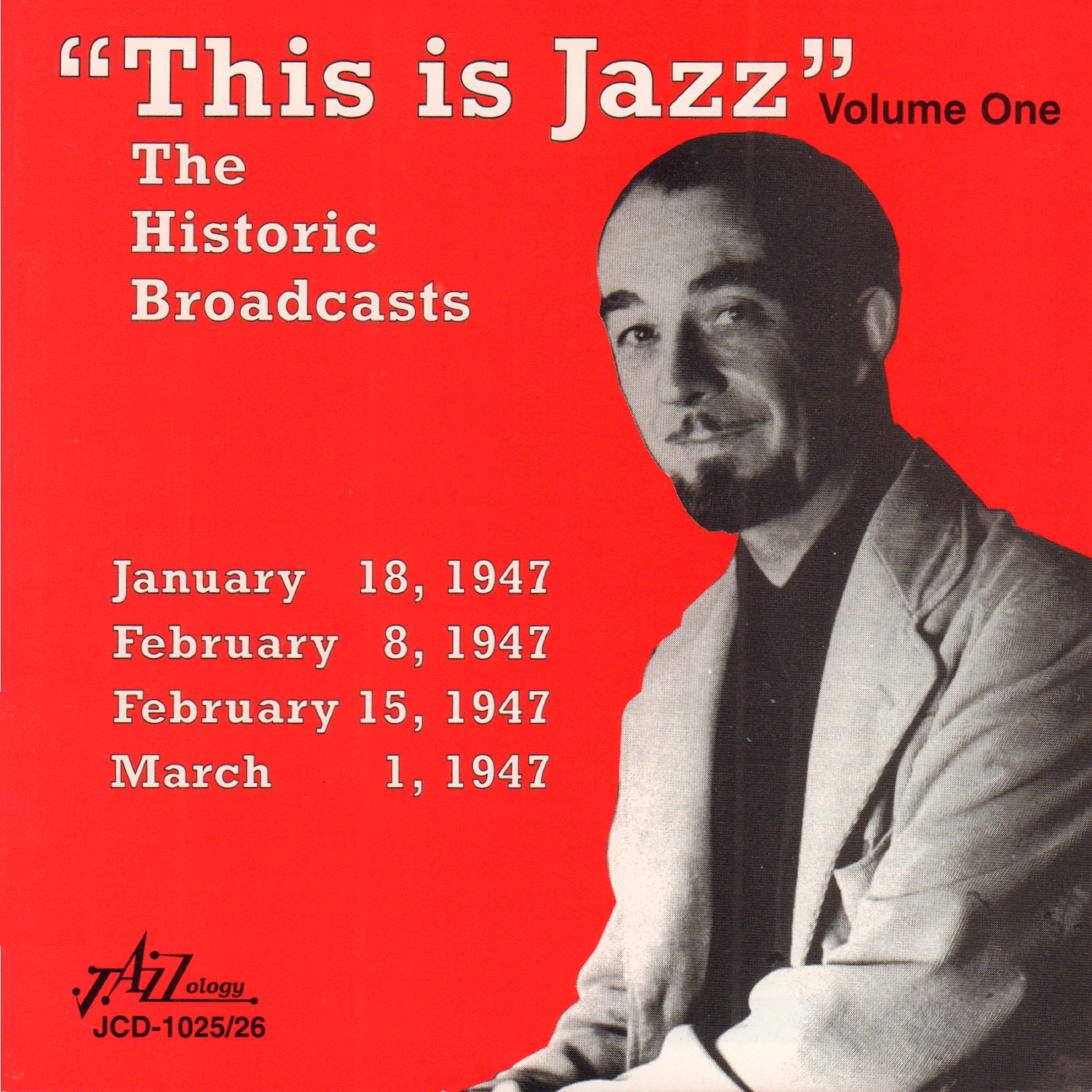 Постер альбома "This Is Jazz" The Historic Broadcasts, Vol. 1