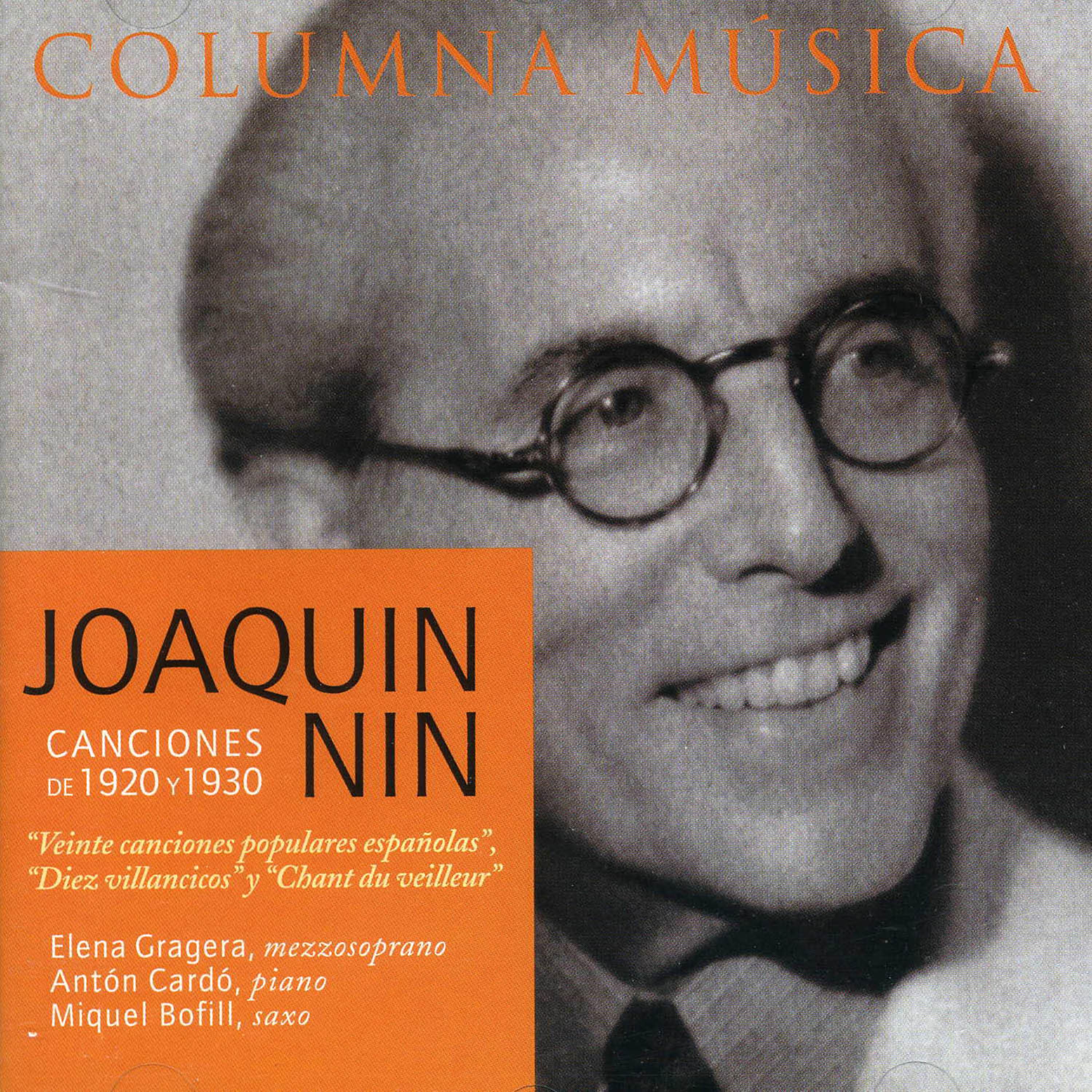 Постер альбома Joaquin Nin: Canciones (1929 - 1930)